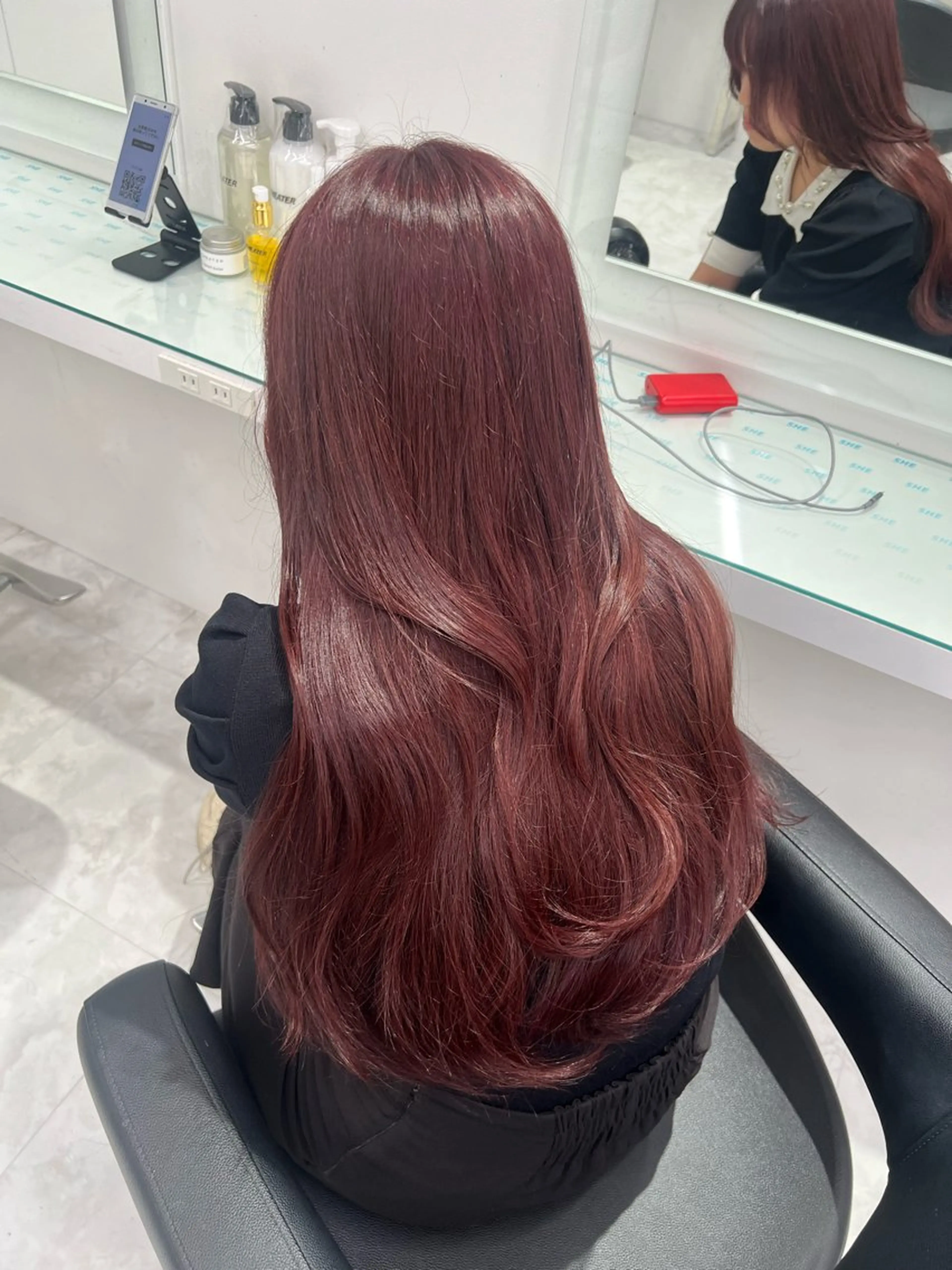 カラー ヘアカラー トリートメント ヘッドスパ ヘアセット ブリーチなし透明感 💗RYOTAのヘアスタイル