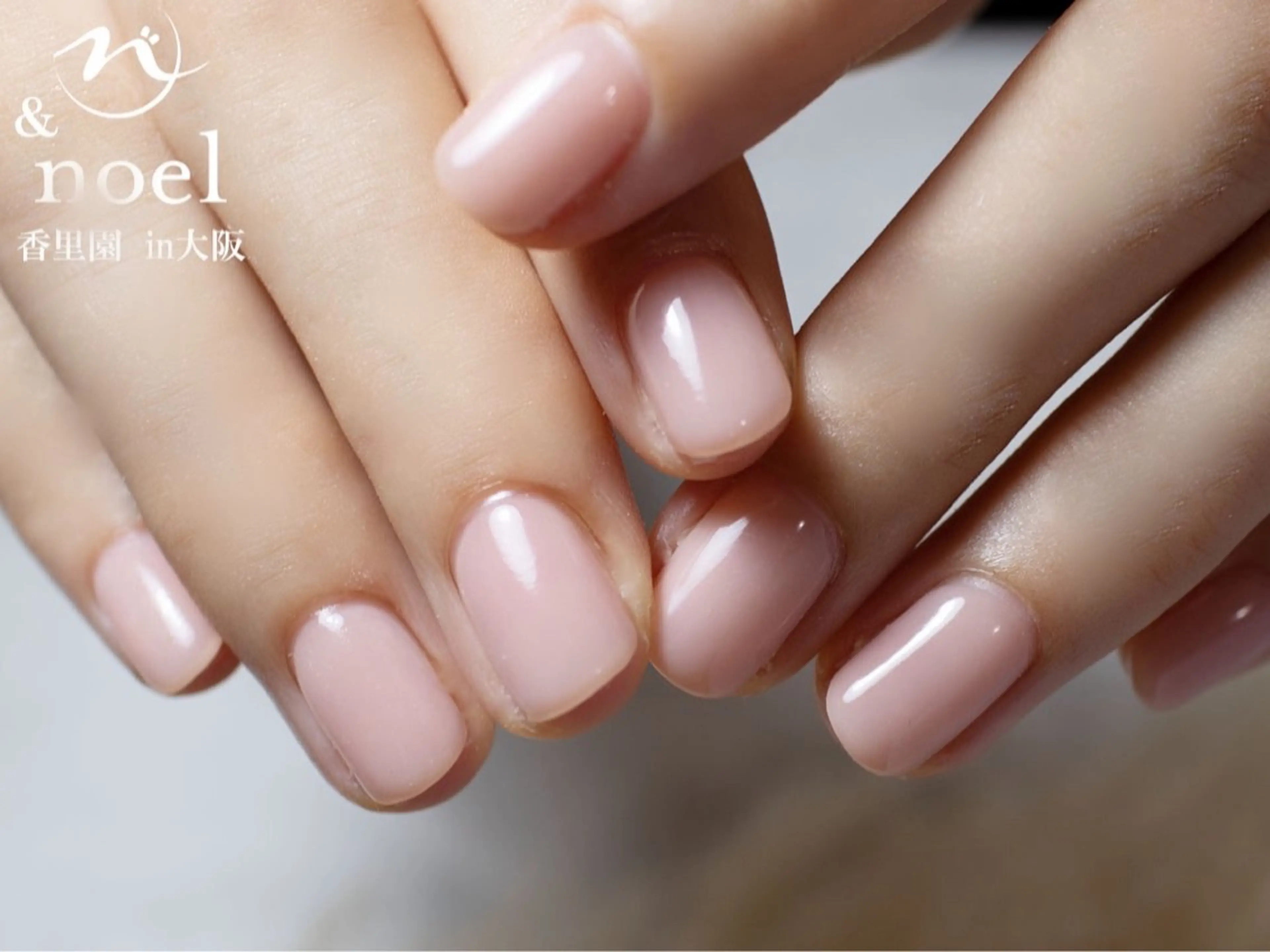 ネイル ワンカラーネイル ピンク ピンクベージュ Nailsalon Noël所属・Nailsalon ＆Noelのネイルデザイン