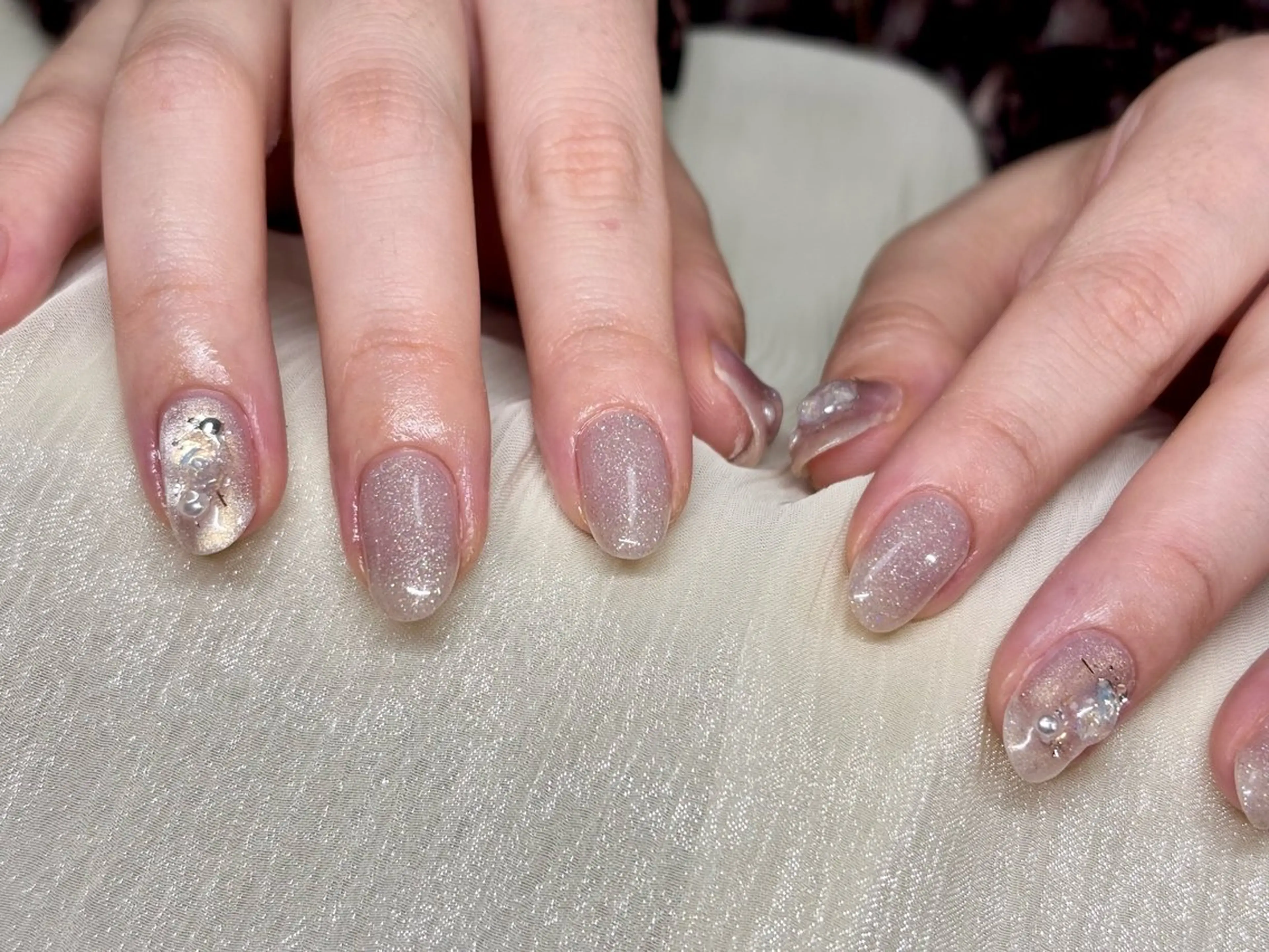 ネイル ニュアンスネイル シンプルネイル ETE LUNA NAILのネイルデザイン