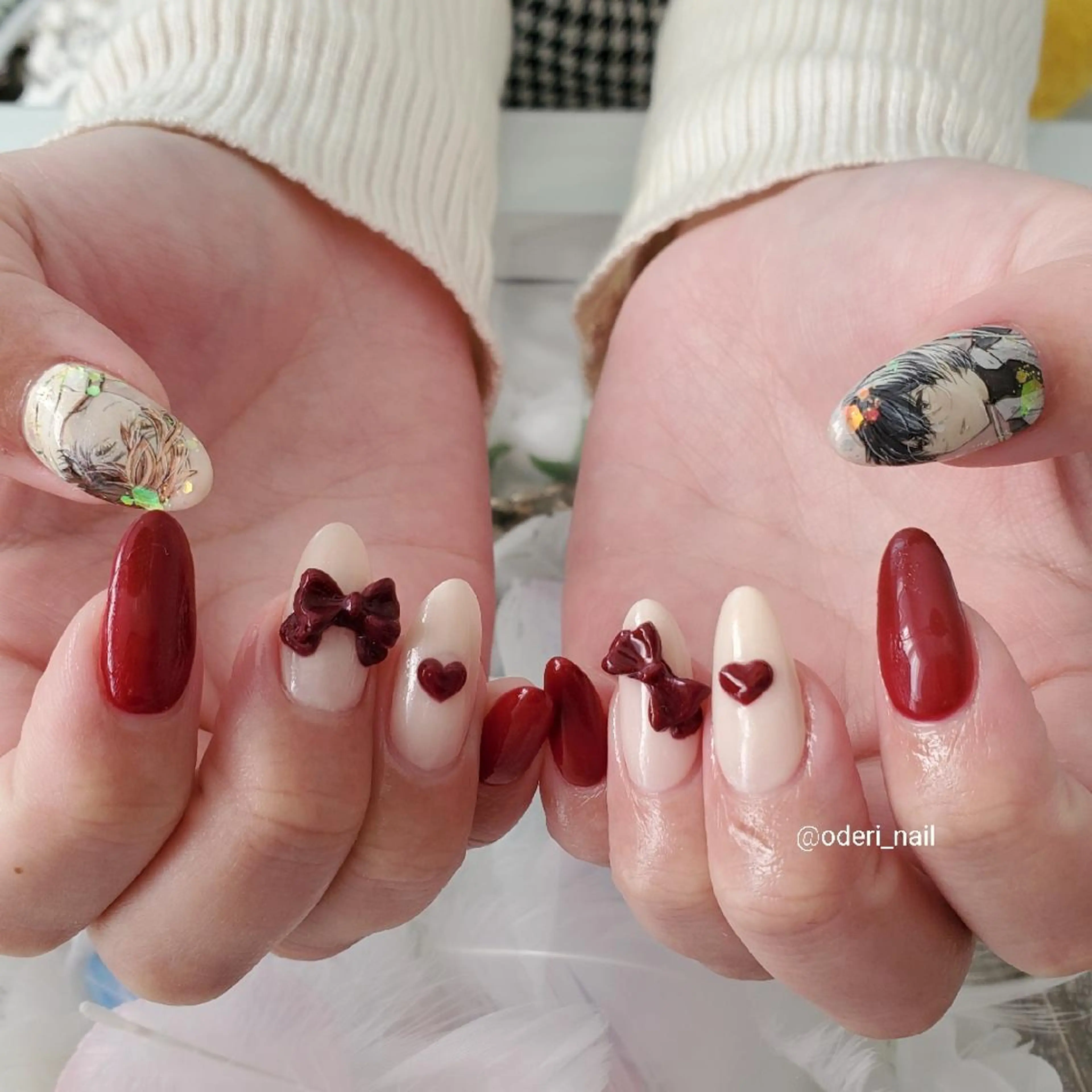 ネイル アートネイル ジェルネイル おで@ oderi_nailのネイルデザイン