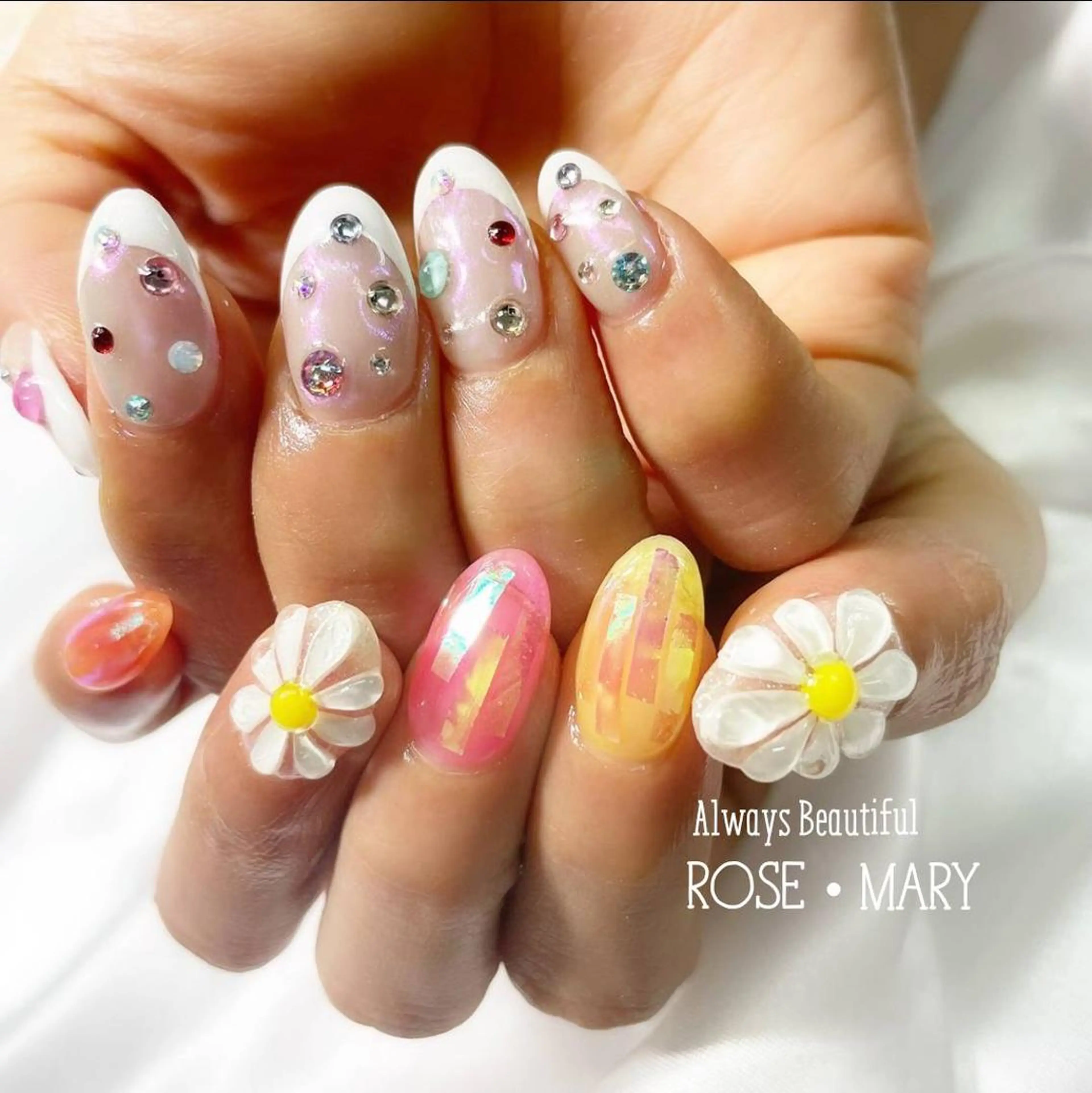 ネイル ハンドネイル ROSE・ MARY 鈴木のネイルデザイン