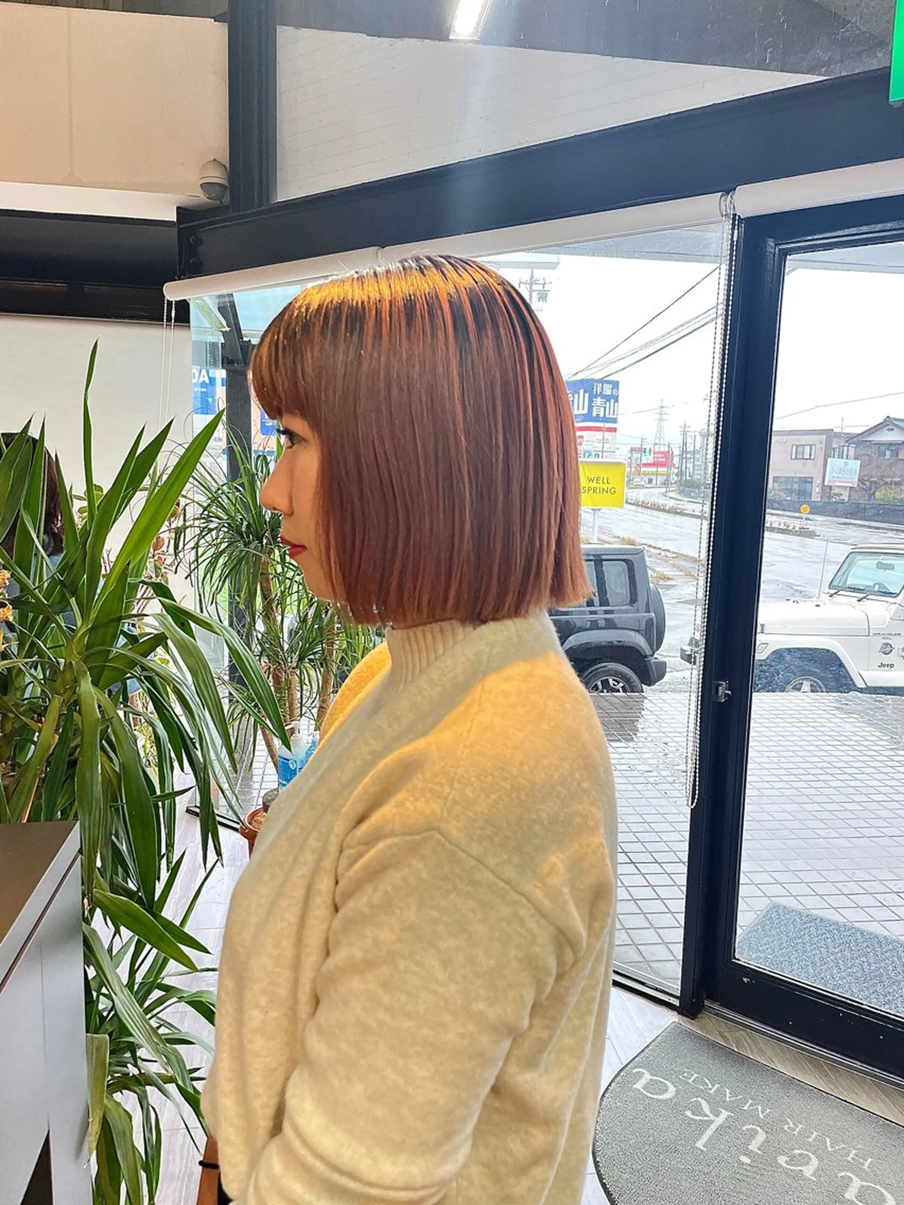 ショート ボブ マキノ キョウカのヘアスタイル