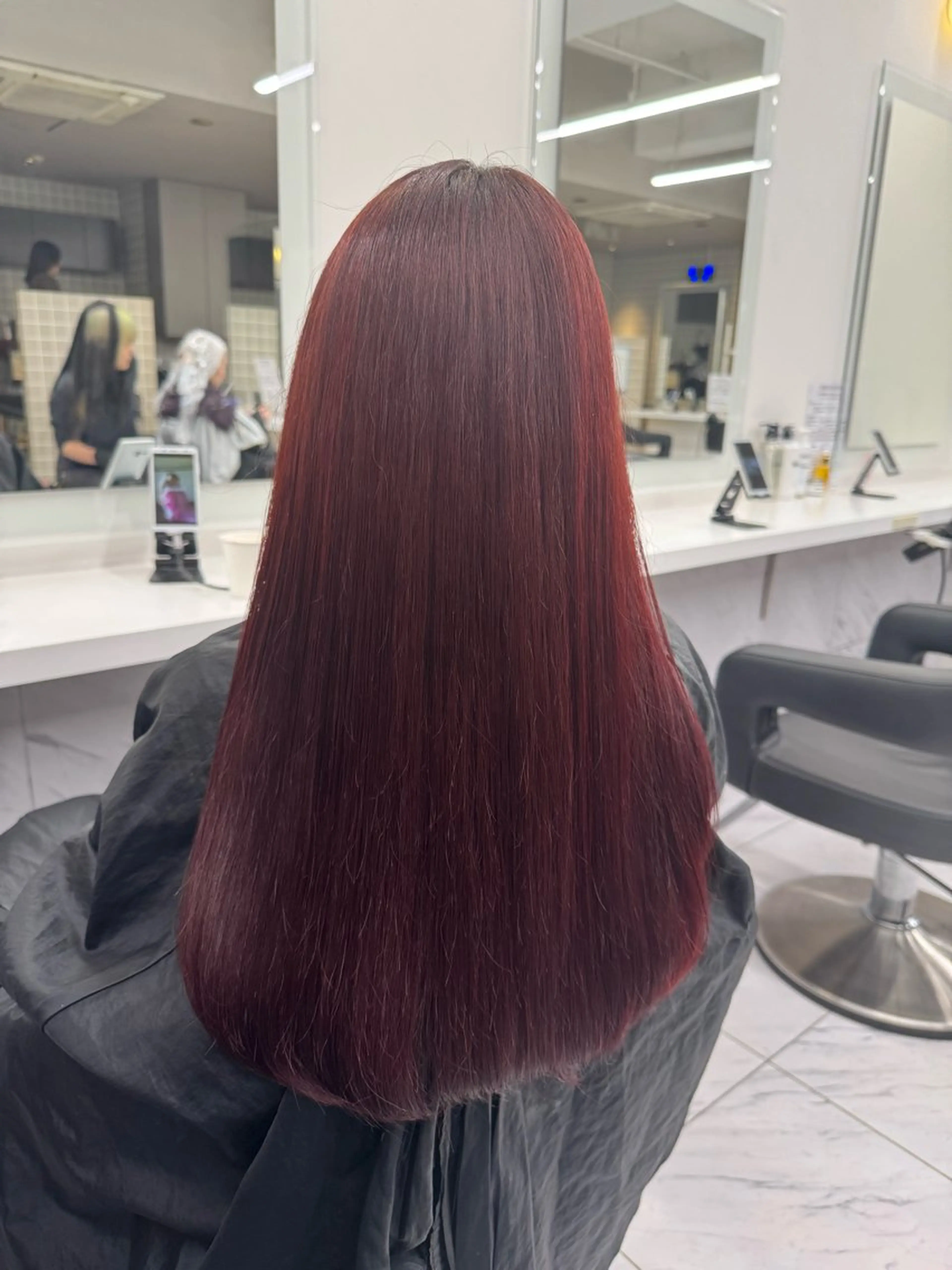 ロング カラー パーマ ヘアアレンジ メンズ キッズ 韓国系🇰🇷🩶 艶暗髪/MEIのヘアスタイル