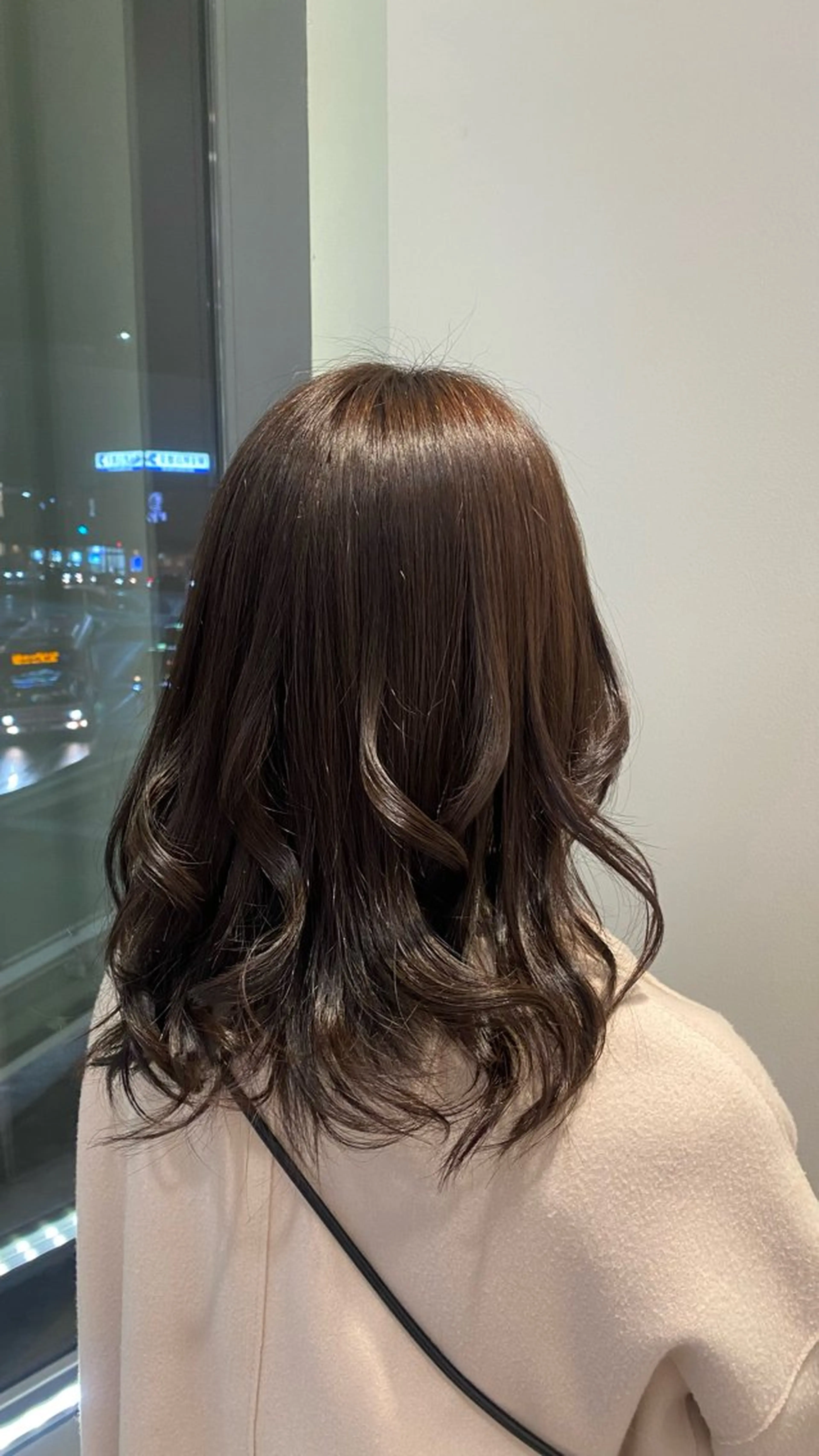 セミロング 中江 唱のヘアスタイル