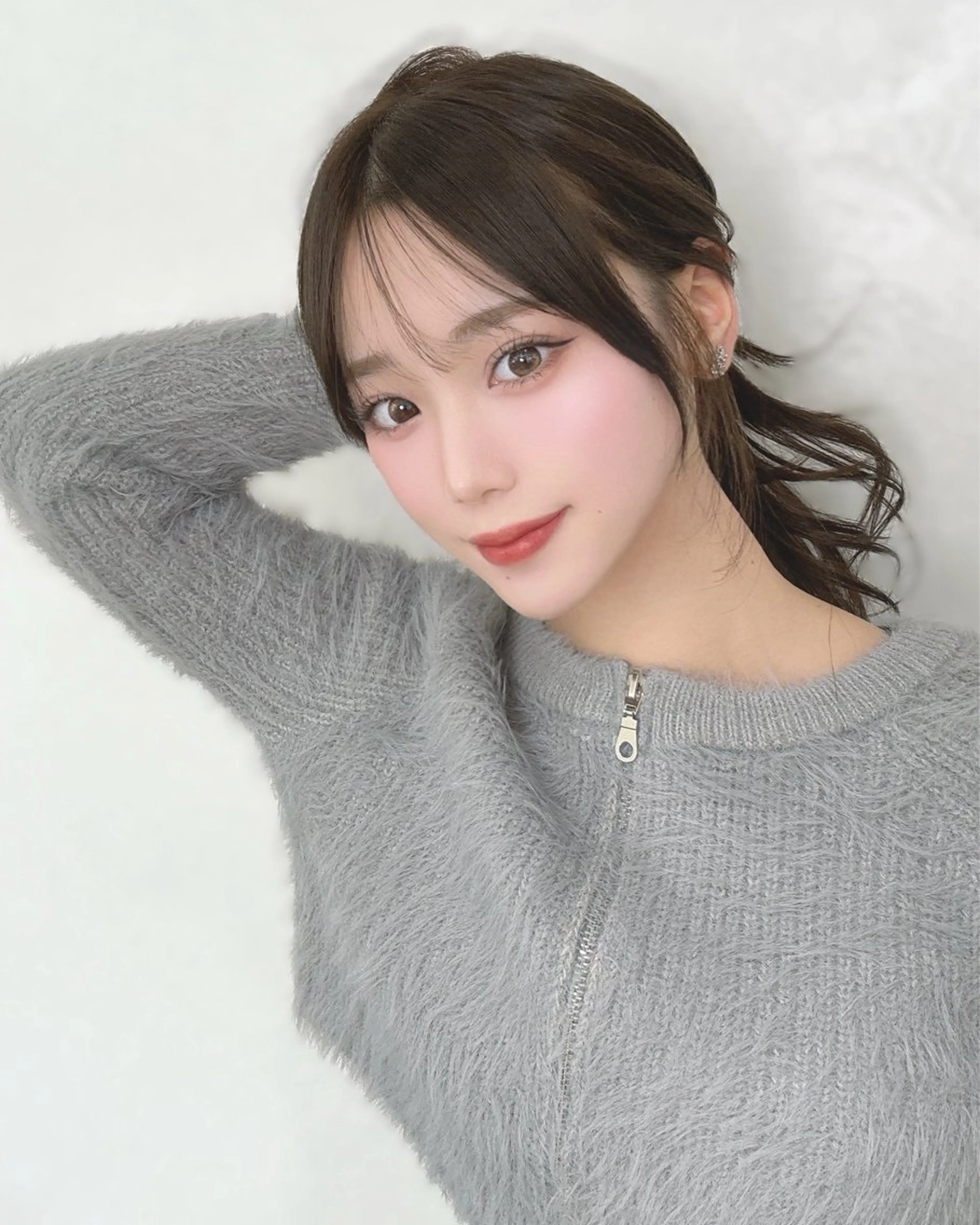 ロング 中顔面短縮 顔まわり新田大翔のヘアスタイル