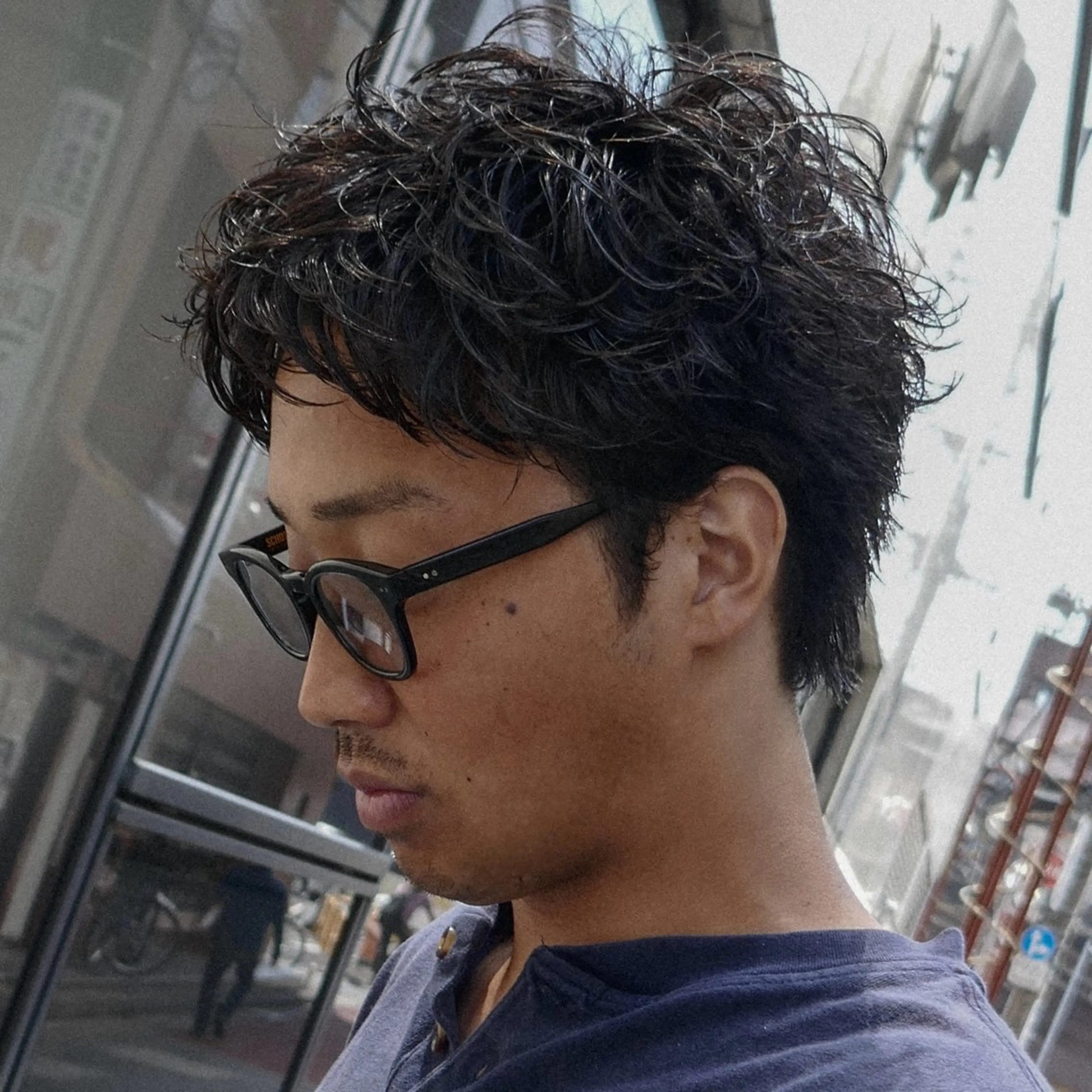 ショート パーマ メンズ メンズパーマ スパイキーショート ツイストスパイラルパーマ ショートヘア スパイラルパーマ カット パーマ 立川/メンズパーマ 厚進太郎のヘアスタイル