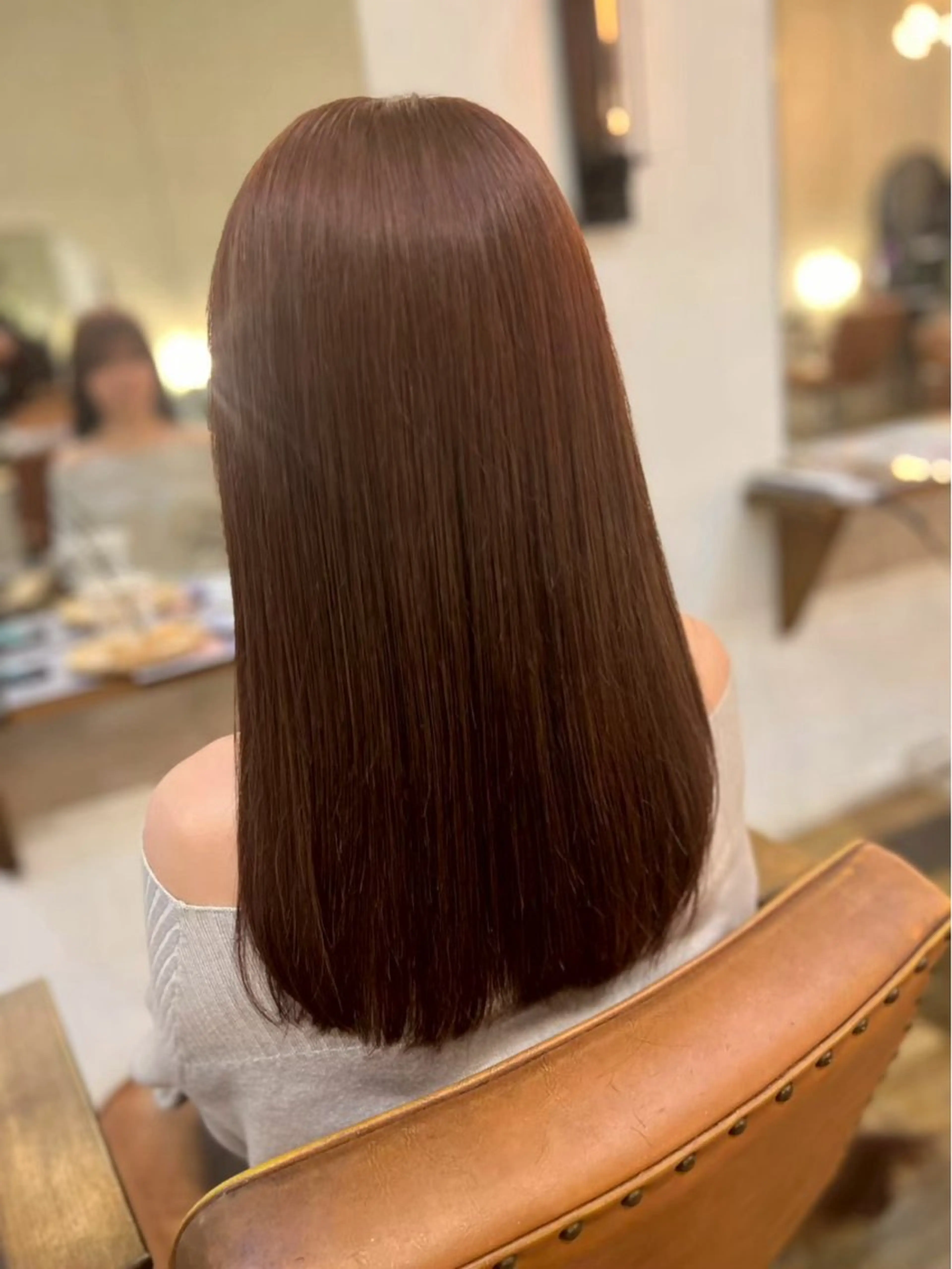 ロング 竹田 有沙のヘアスタイル