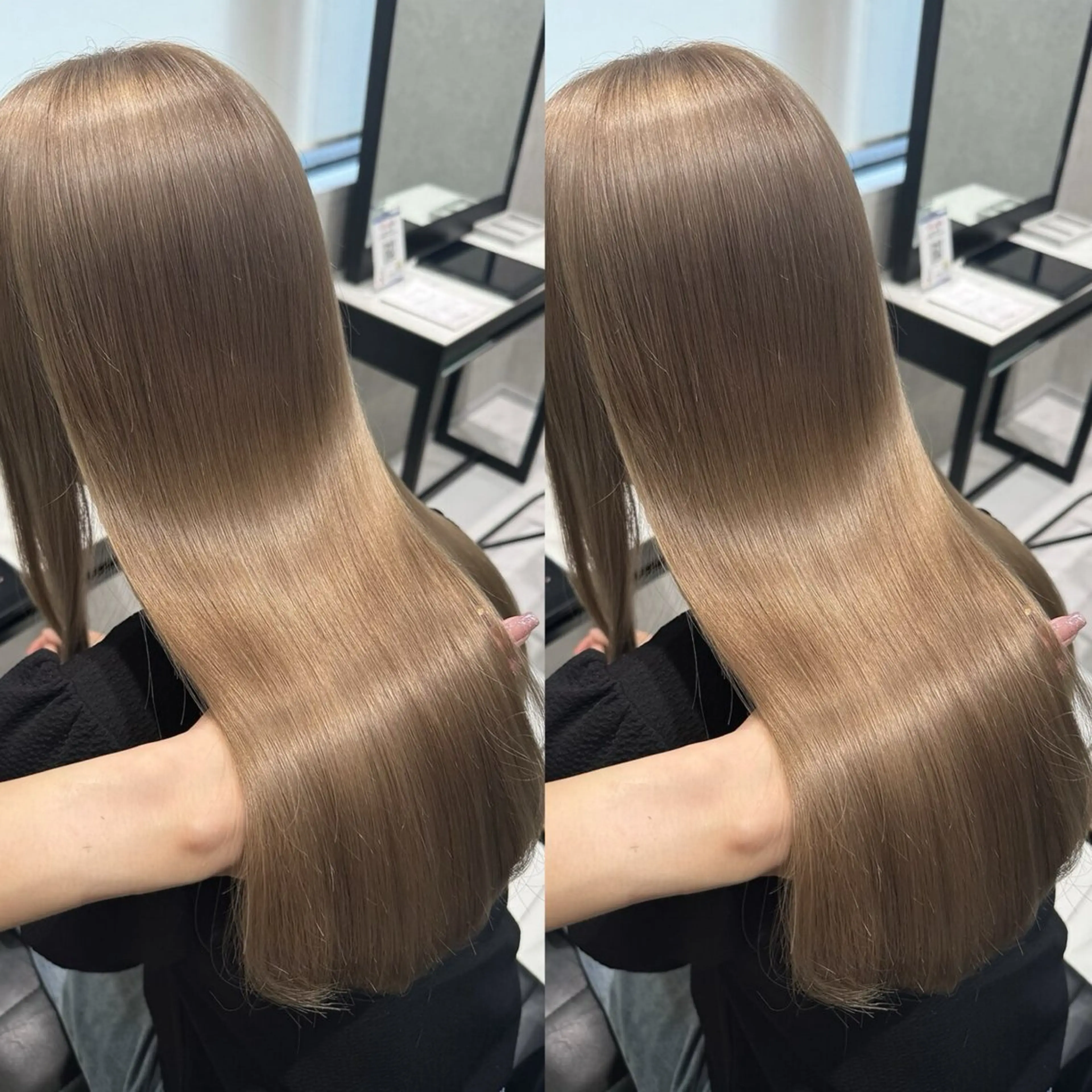 ロング カット 縮毛矯正 トリートメント 髪質改善 竹川裕太のヘアスタイル