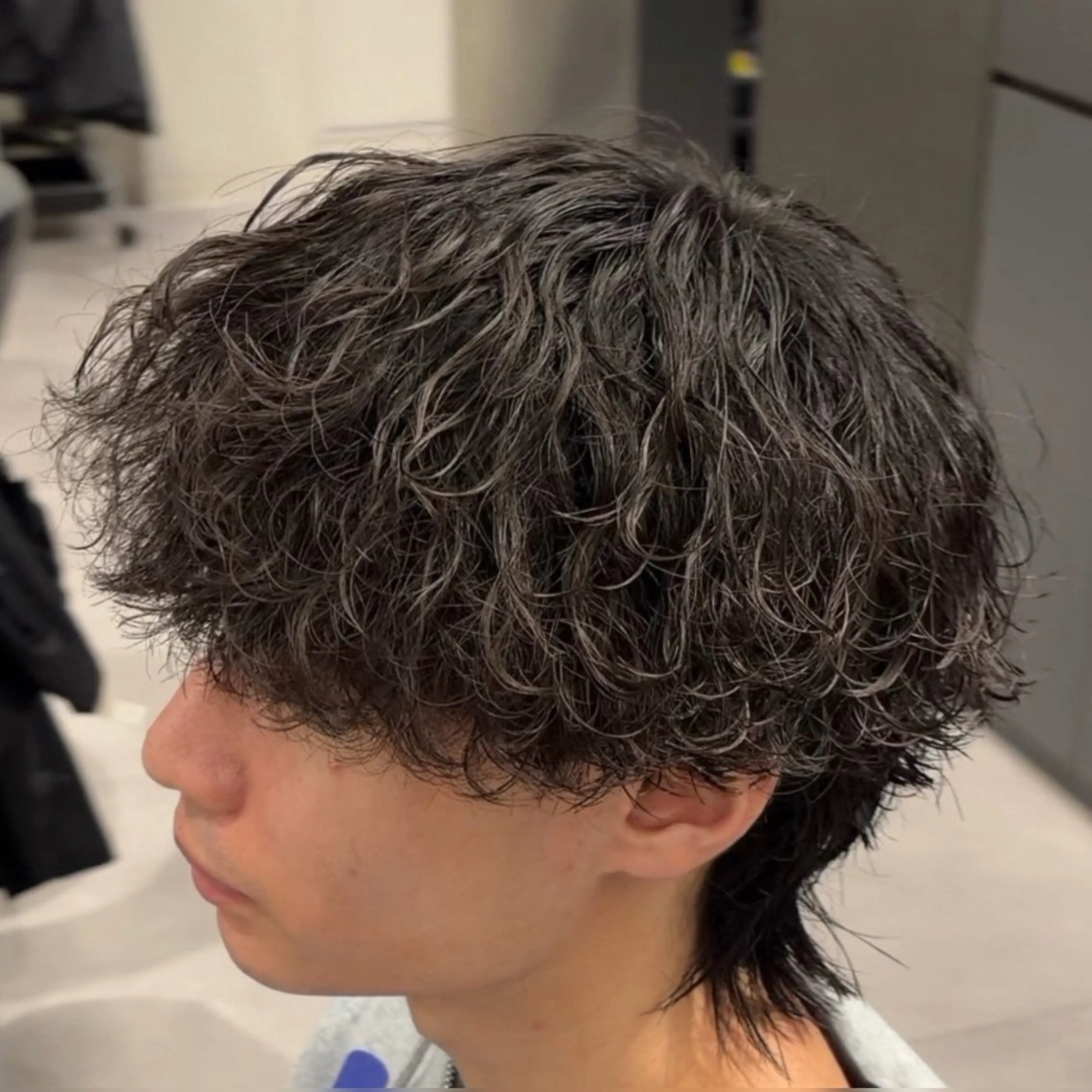 パーマ カット パーマ シャドウ🐾✖️ 波巻き🌊/AOIのヘアスタイル