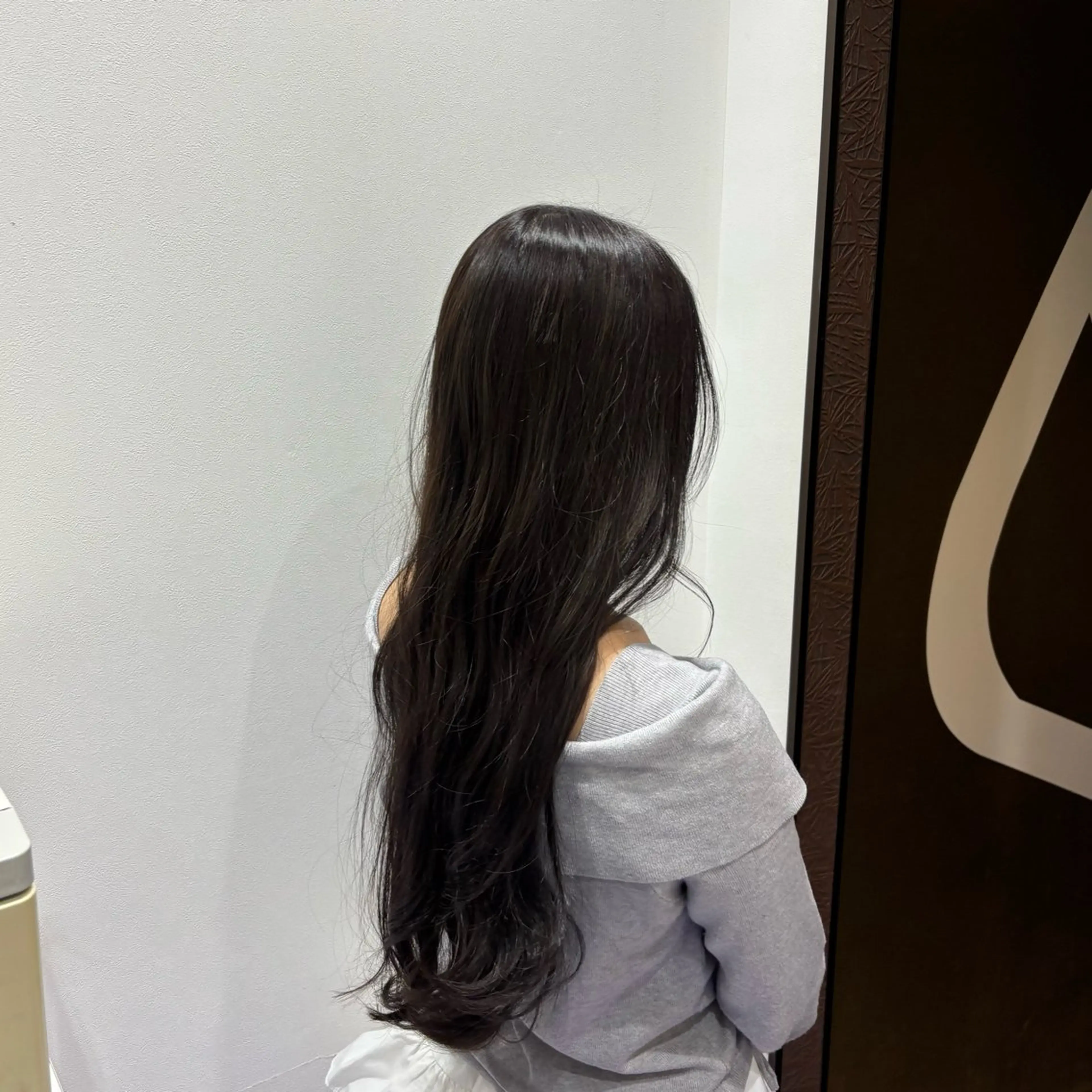 ロング カラー 透明感カラー グレージュ 韓国風ヘア ロング トリートメント 🌸石間伏 愛理🌸のヘアスタイル