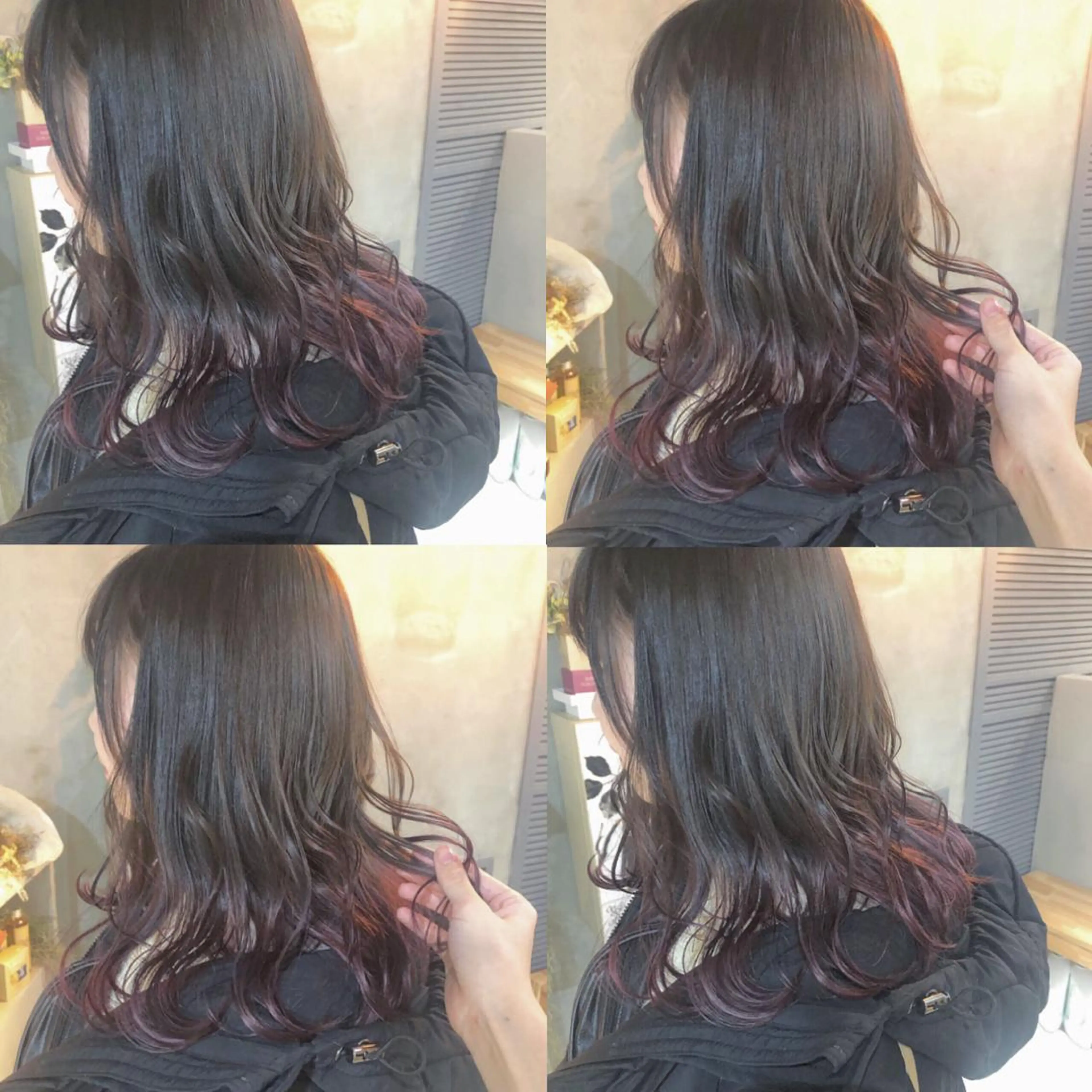 セミロング ヘアカラー sano sayakaのヘアスタイル