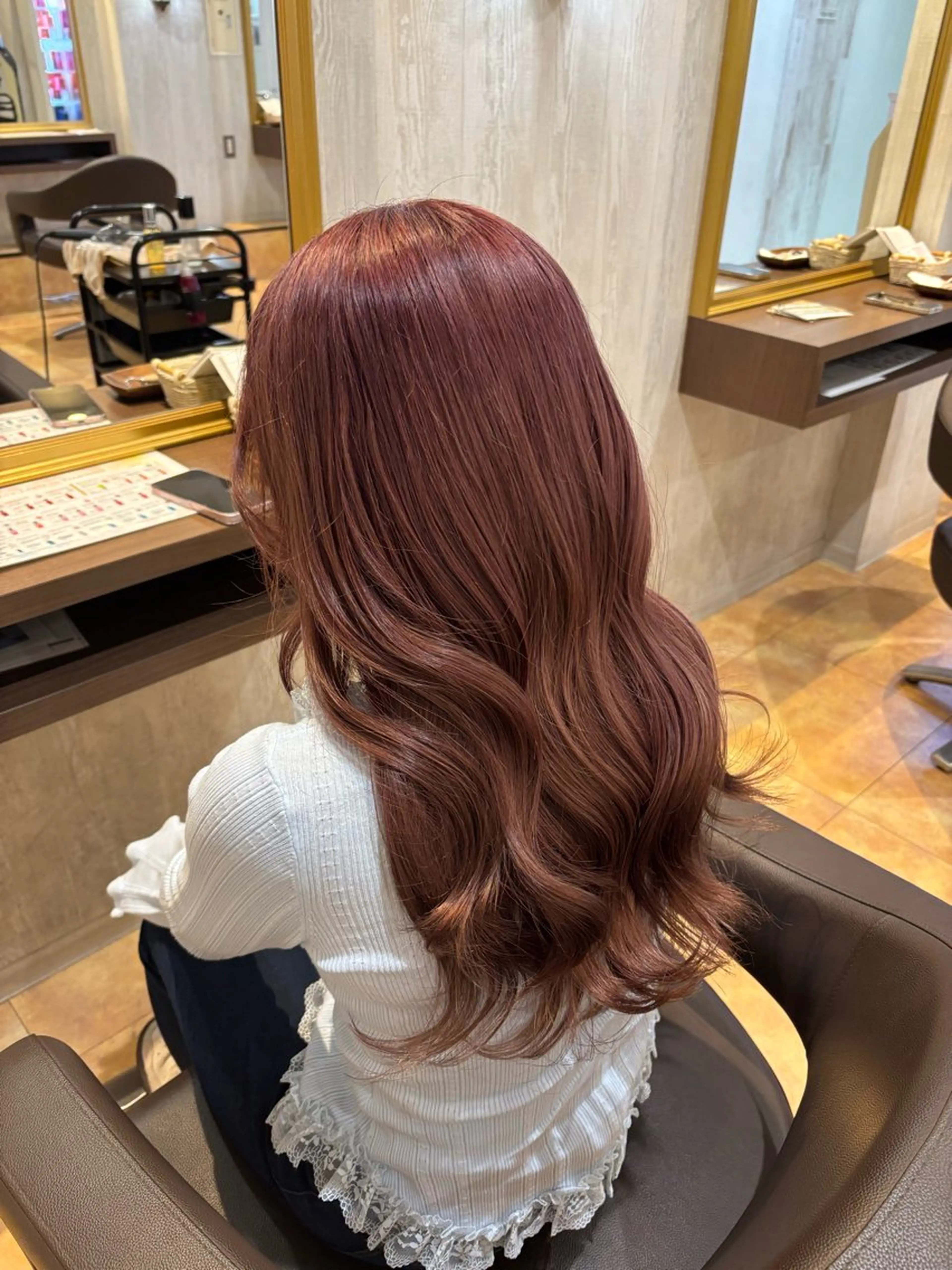 ロング カラー ブリーチ ヘアカラー トリートメント yui🥀/ボブ /ブリーチなしカラーのヘアスタイル