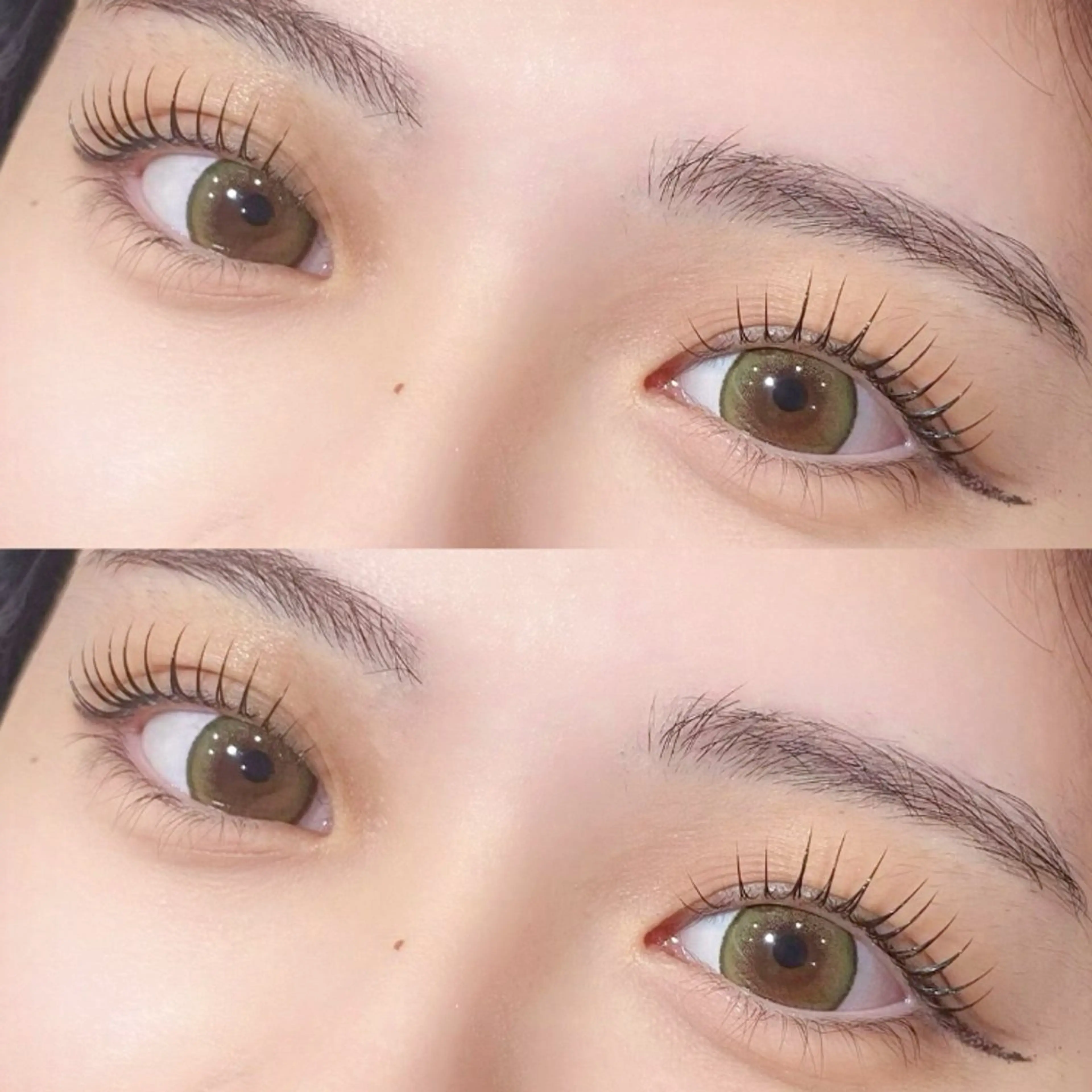 【パリジェンヌラッシュリフト×ハリウッドブロウリフト‪】メイク込/束感コーティング付の写真