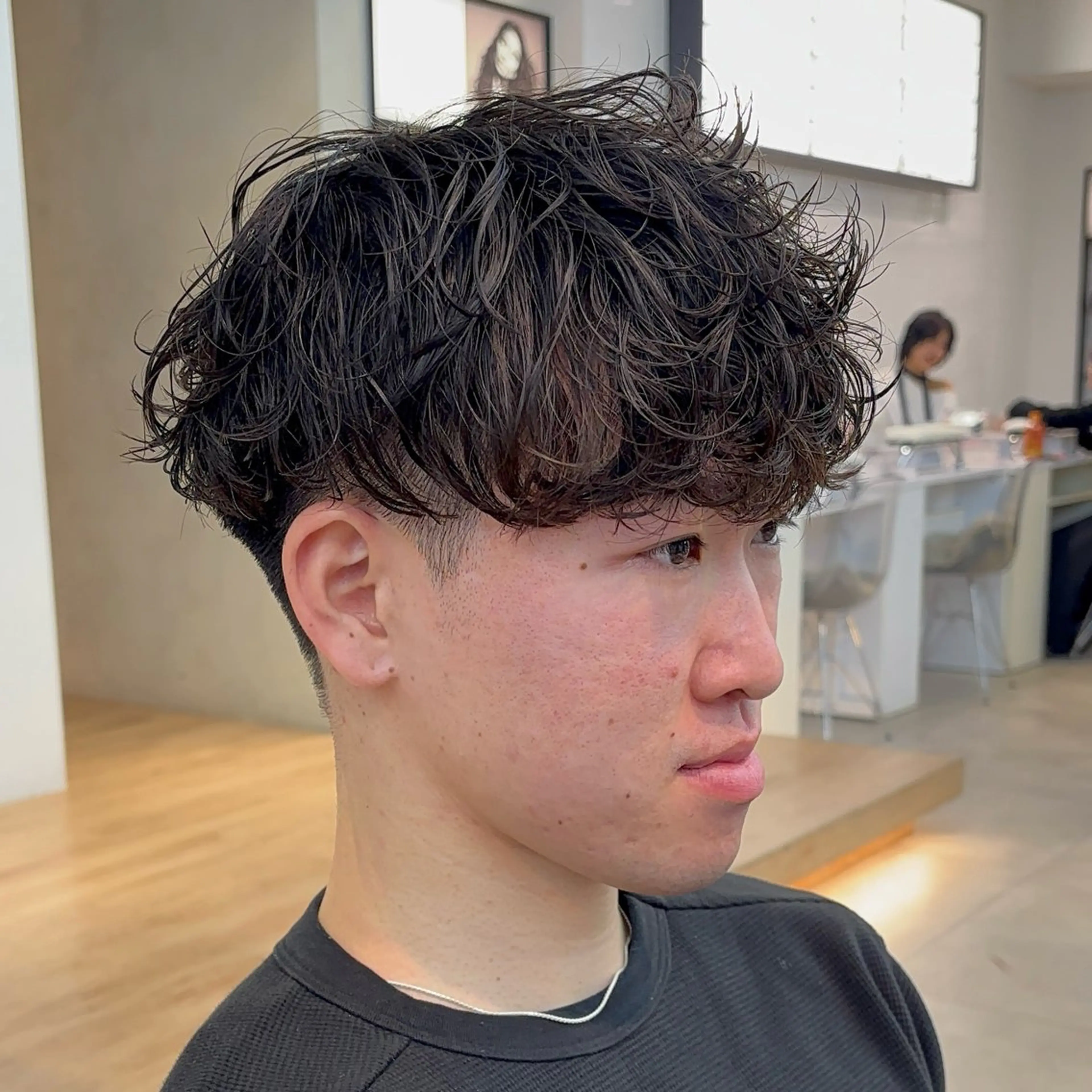 ショート パーマ メンズ カット パーマ men's/perm colorDaijuのヘアスタイル