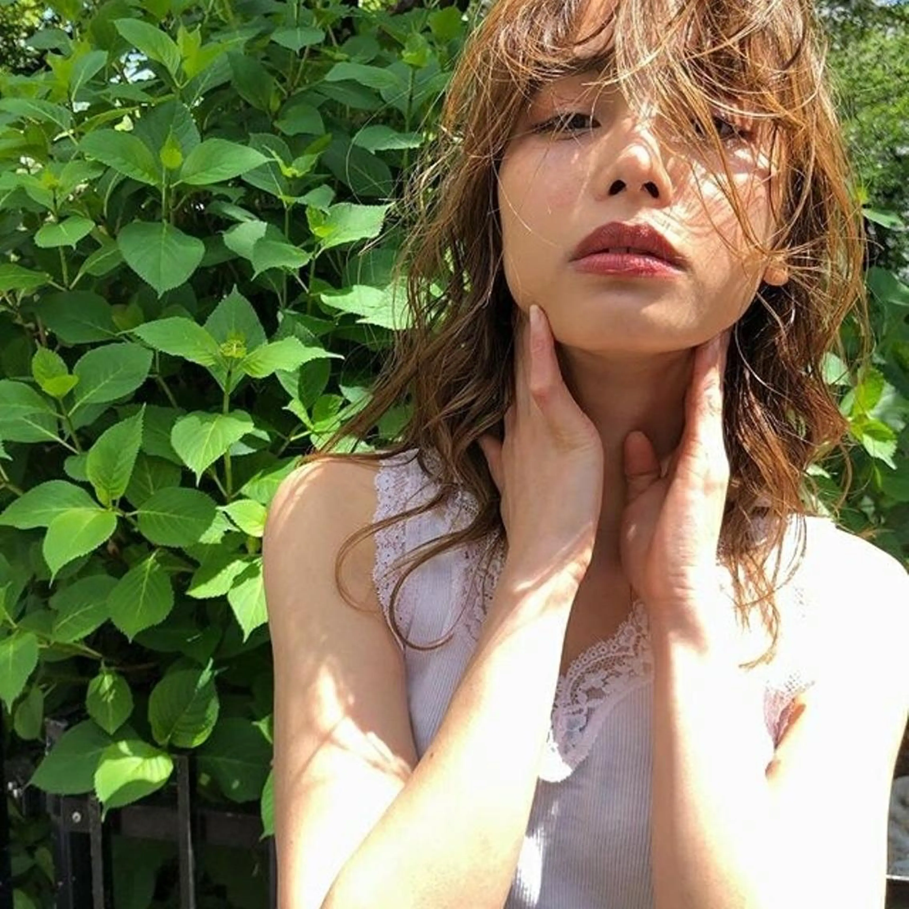 セミロング パーマ カラー カット ヘアカラー オーダー  府中のヘアスタイル