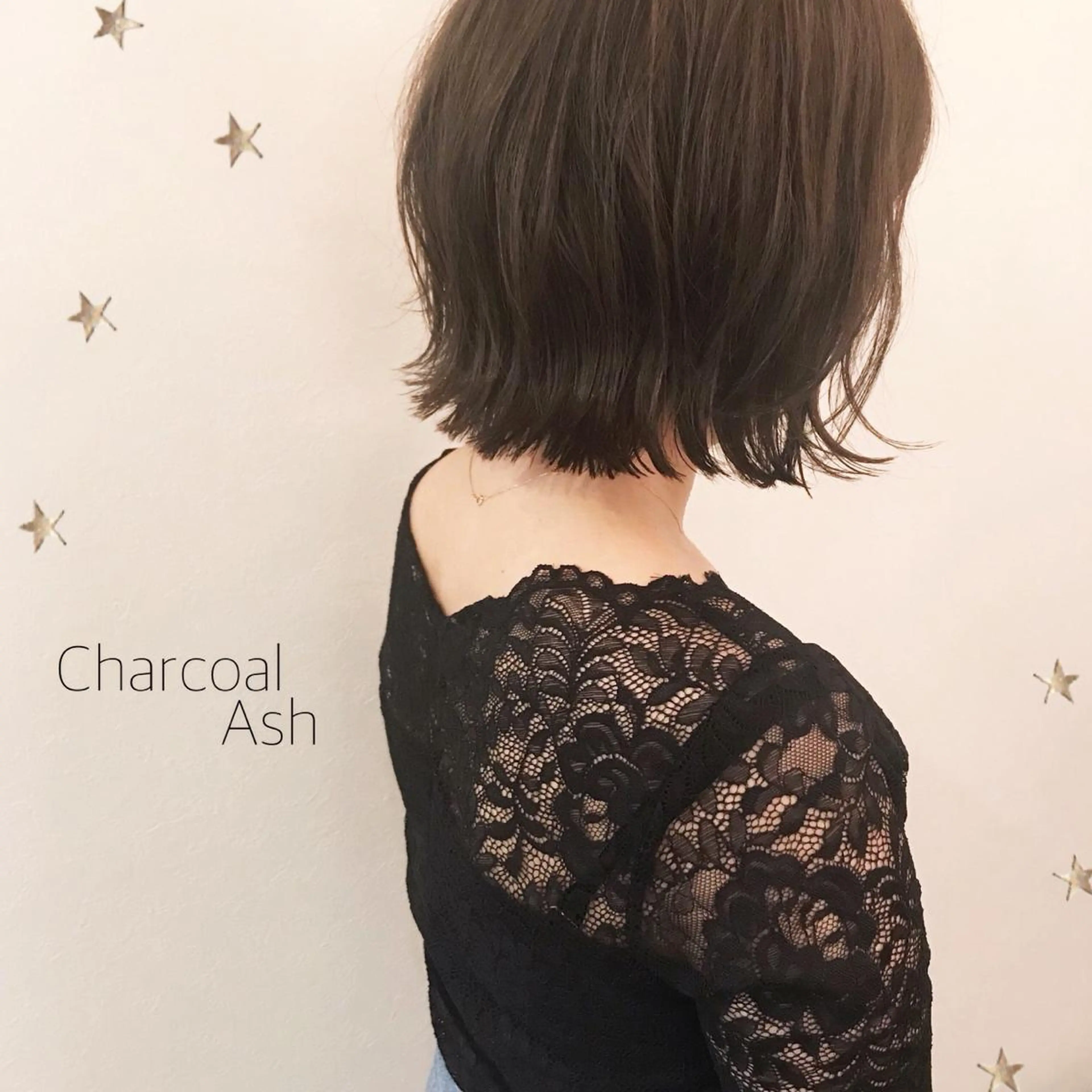 ミディアム カラー 市川 千夏のヘアスタイル