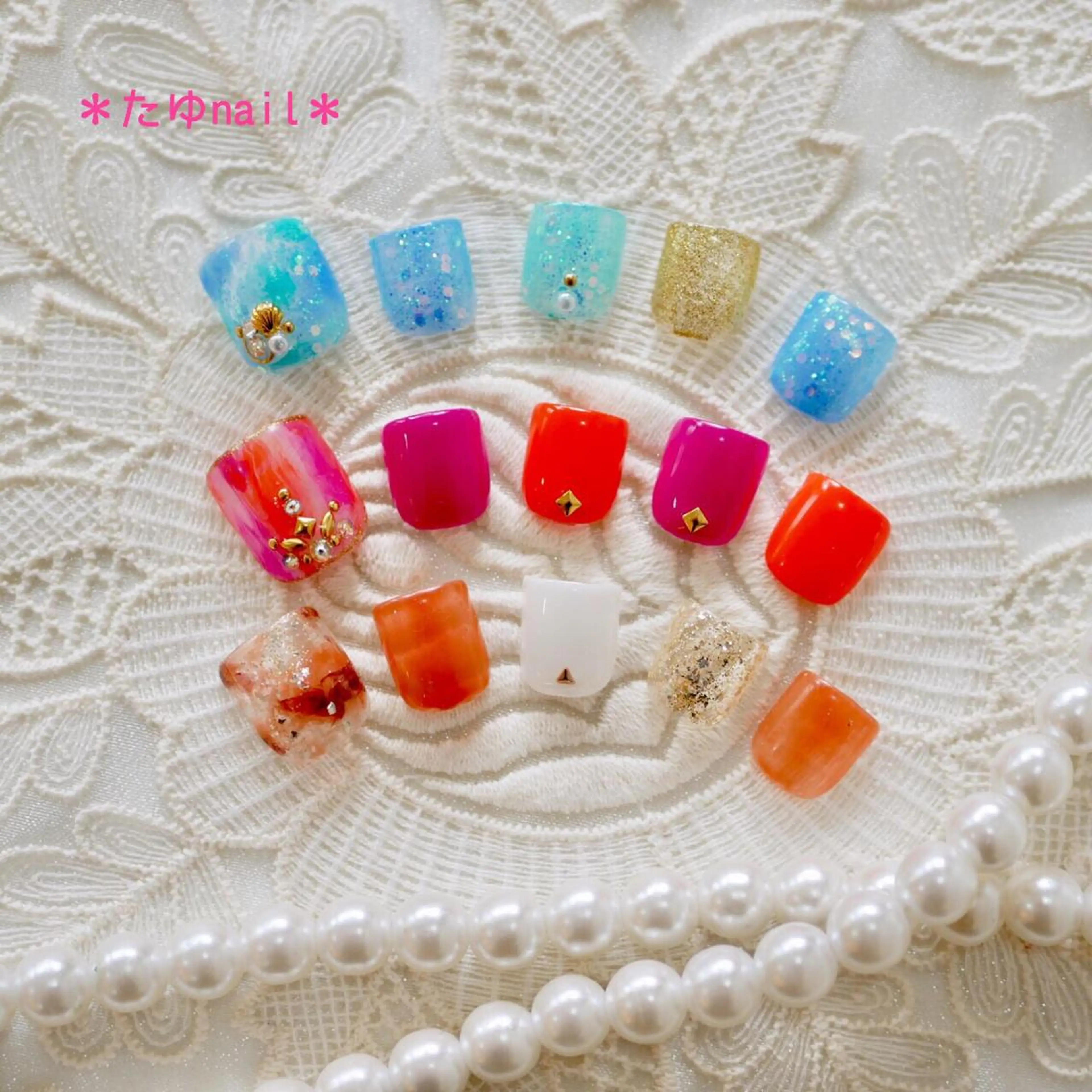 ネイル フットネイル ネイルサロン 【たゆnail】のネイルデザイン