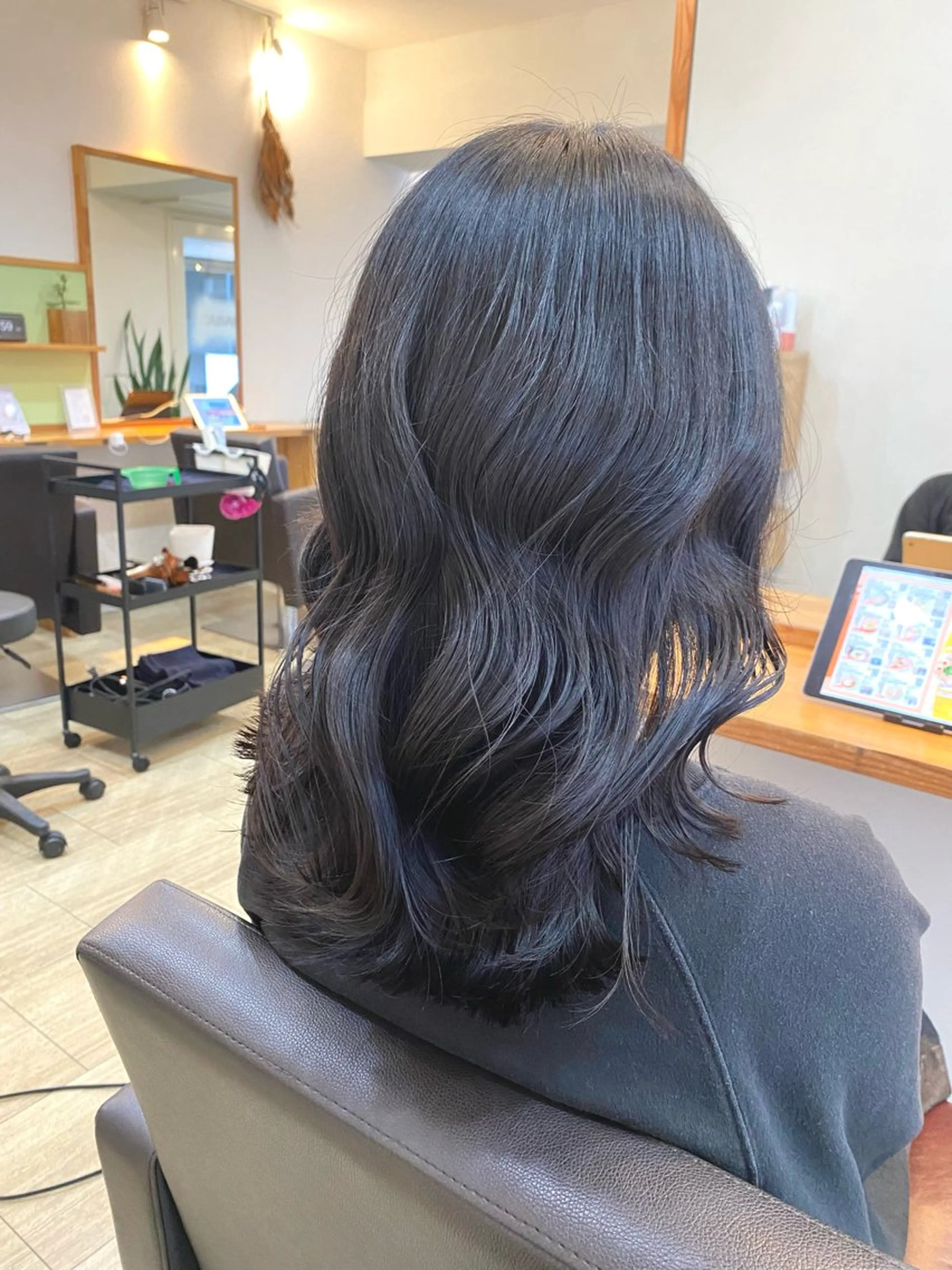 ミディアム カラー 和歌山髪質改善 那須優太のヘアスタイル