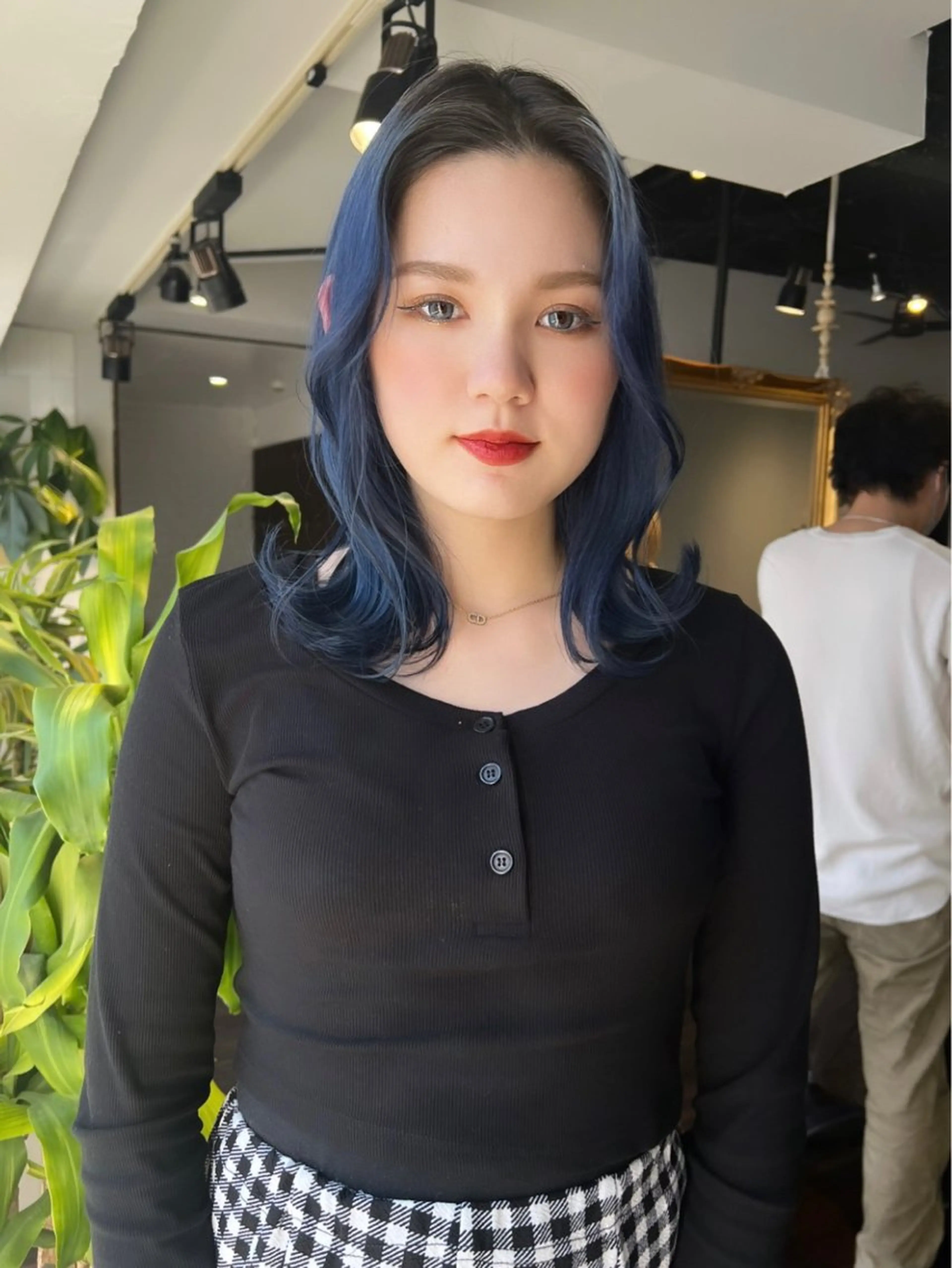 ミディアム カラー ブリーチ ケアブリーチ 透明感カラー デザインカラー ダブルカラー ハイトーン/ボブ 🎀sonokaのヘアスタイル