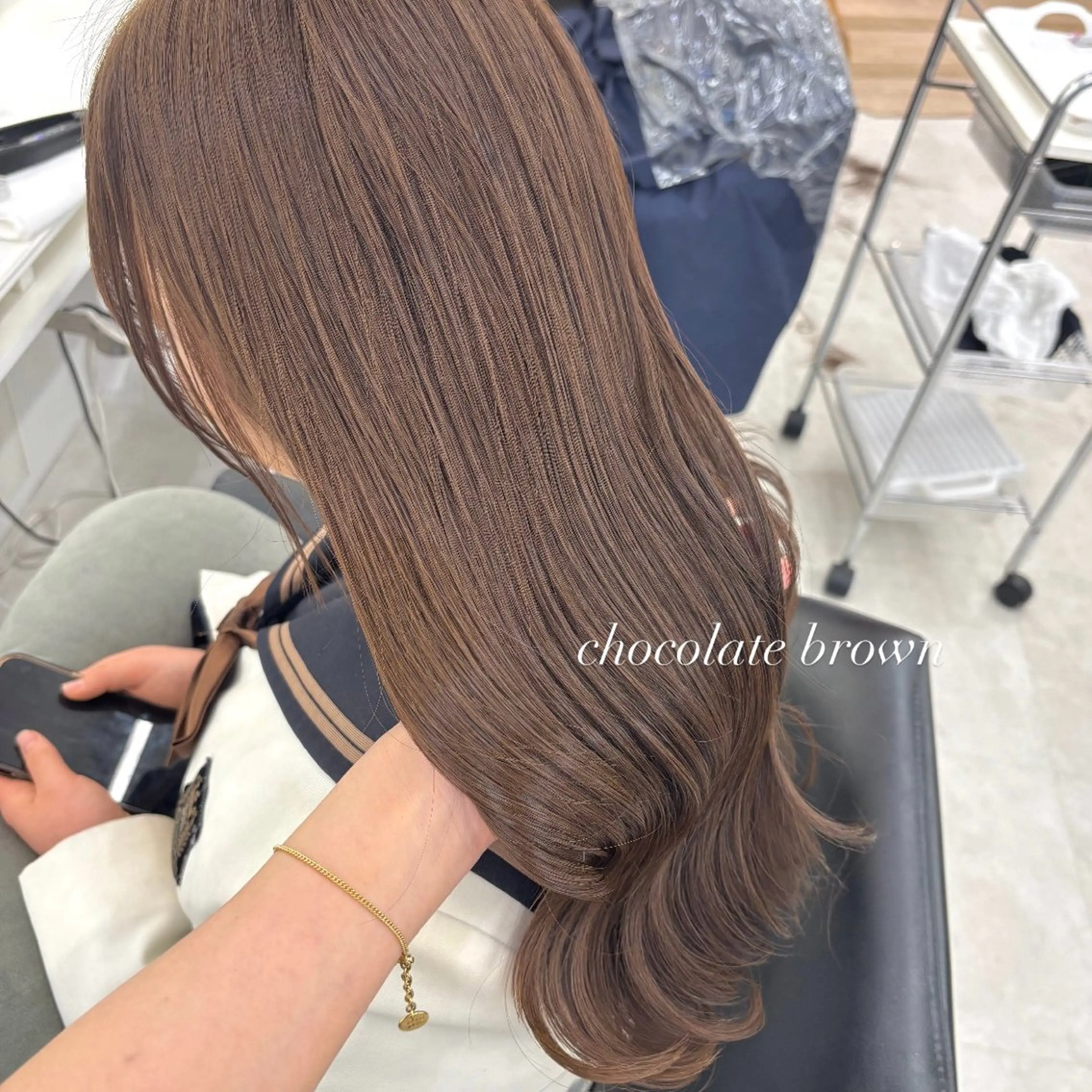 ロング カット ヘアカラー Parve Mix / 根本 梨湖🫧のヘアスタイル