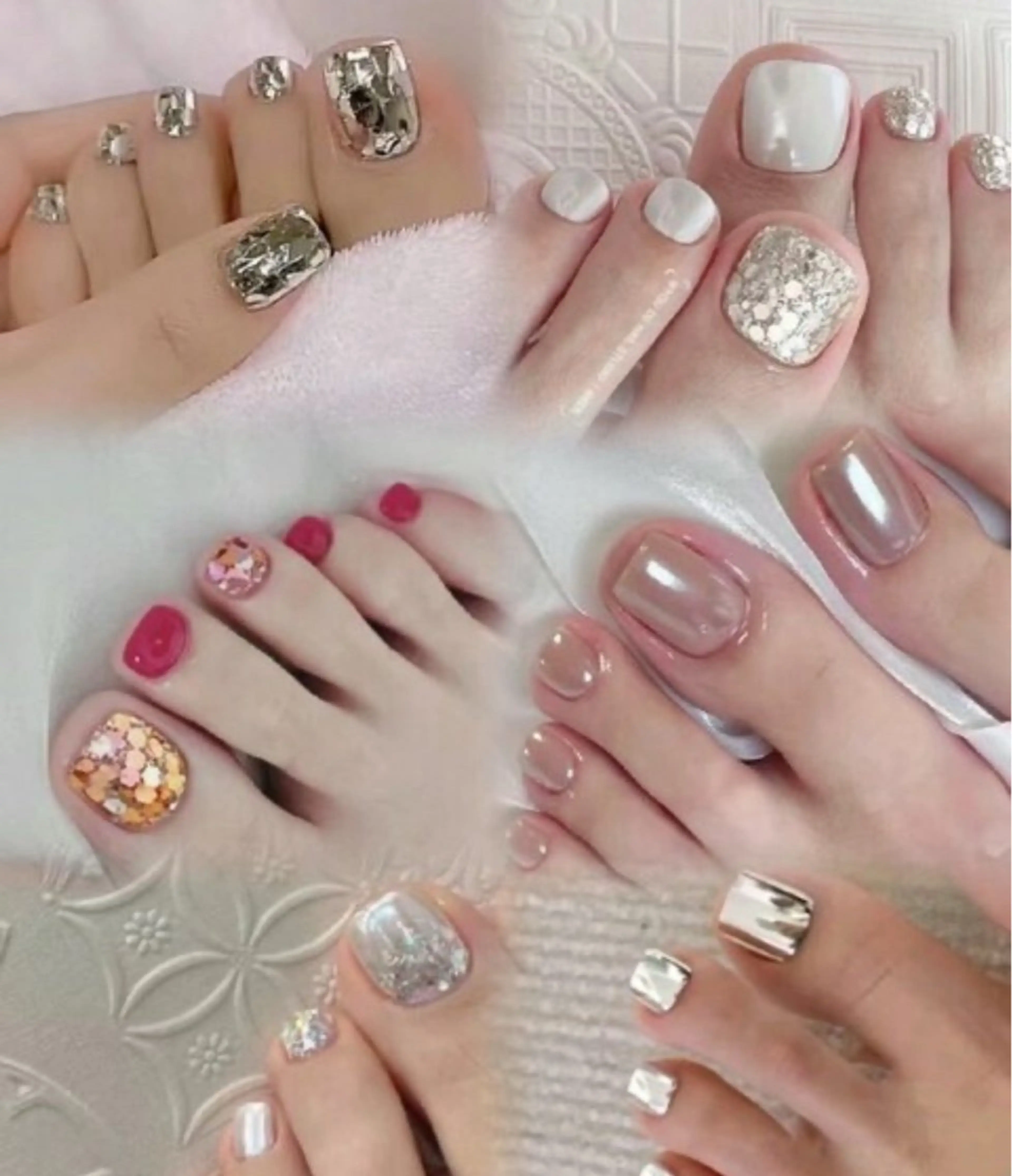 🌸🌸【フット】アート2本埋め尽くし🌸🌸★¥6500➡️5500の写真