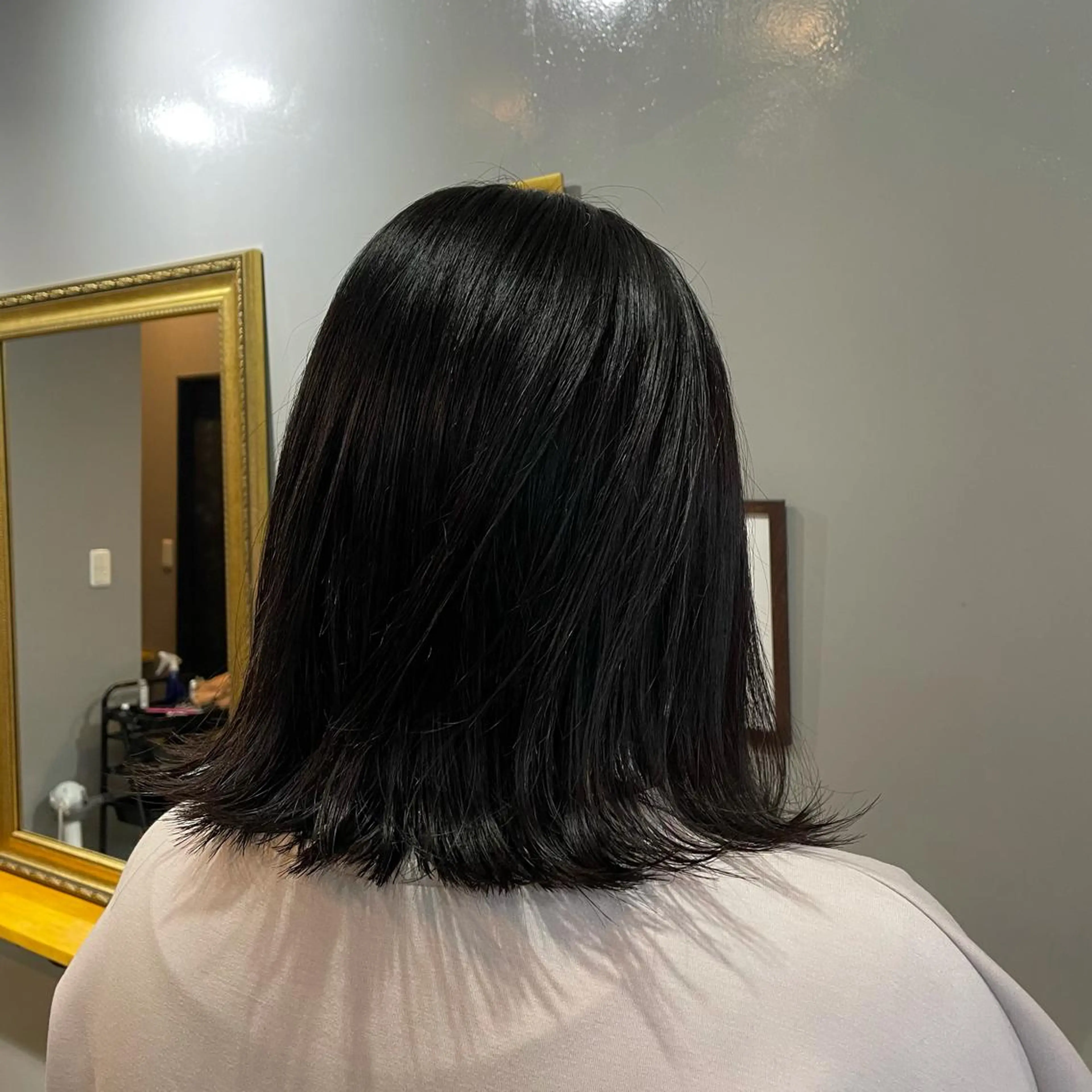 ミディアム 渡辺俊介 暗髪カラー /美髪矯正/髪質改善のヘアスタイル