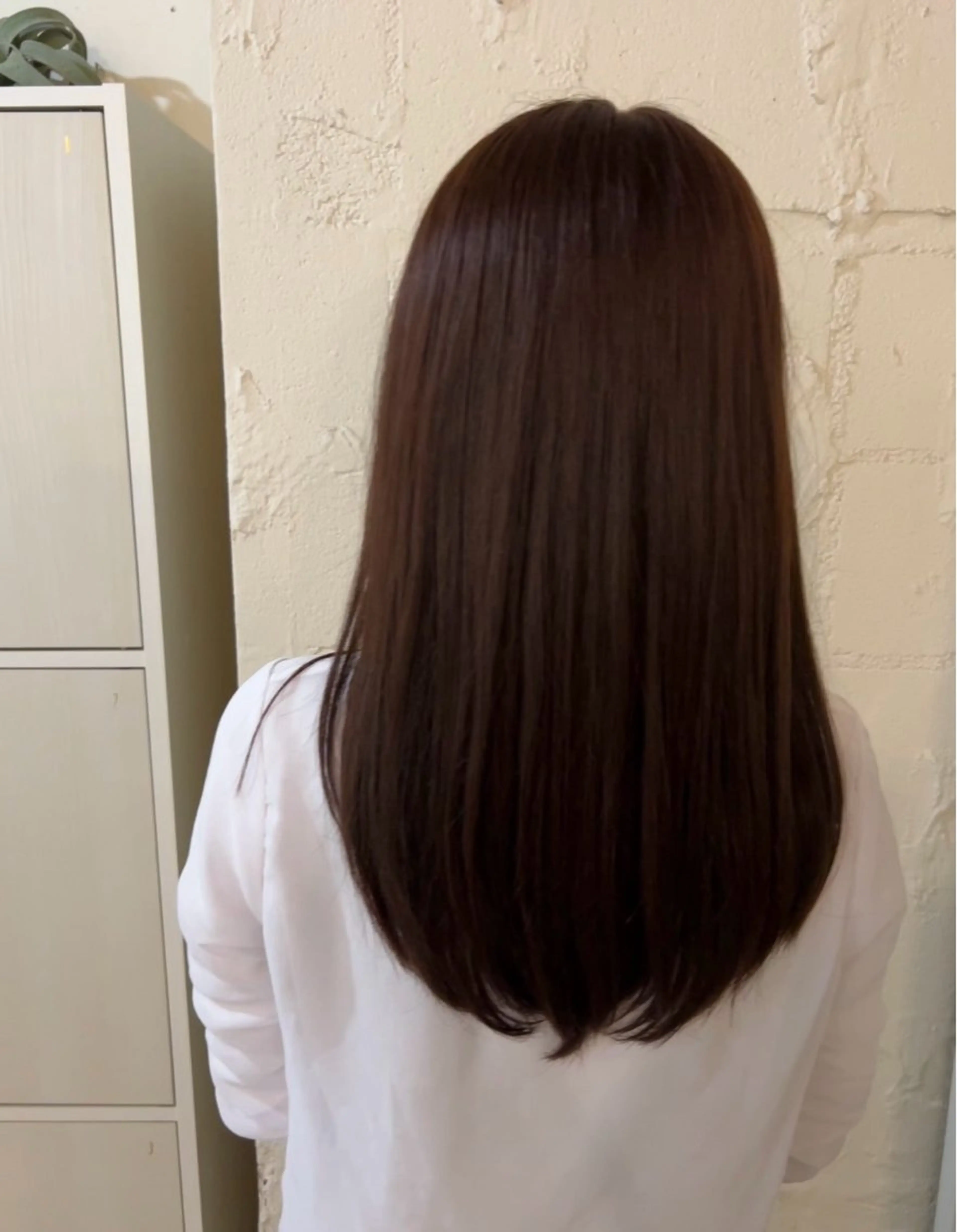 ロング カラー ブラウンカラー カシス ヘアカラー 前野 祥太のヘアスタイル