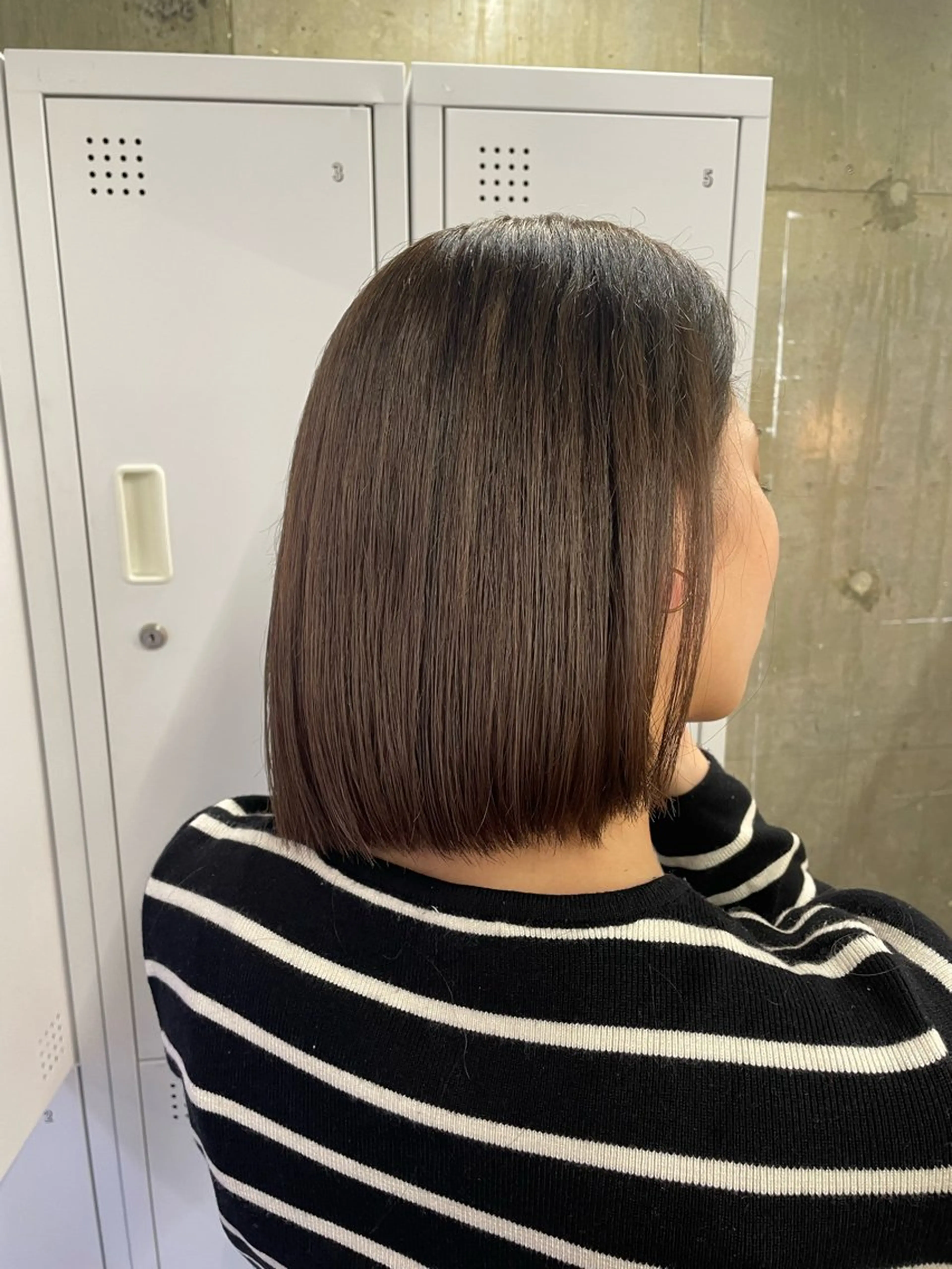 ショート カラー ブラウンカラー ボブ 五屋 美咲のヘアスタイル