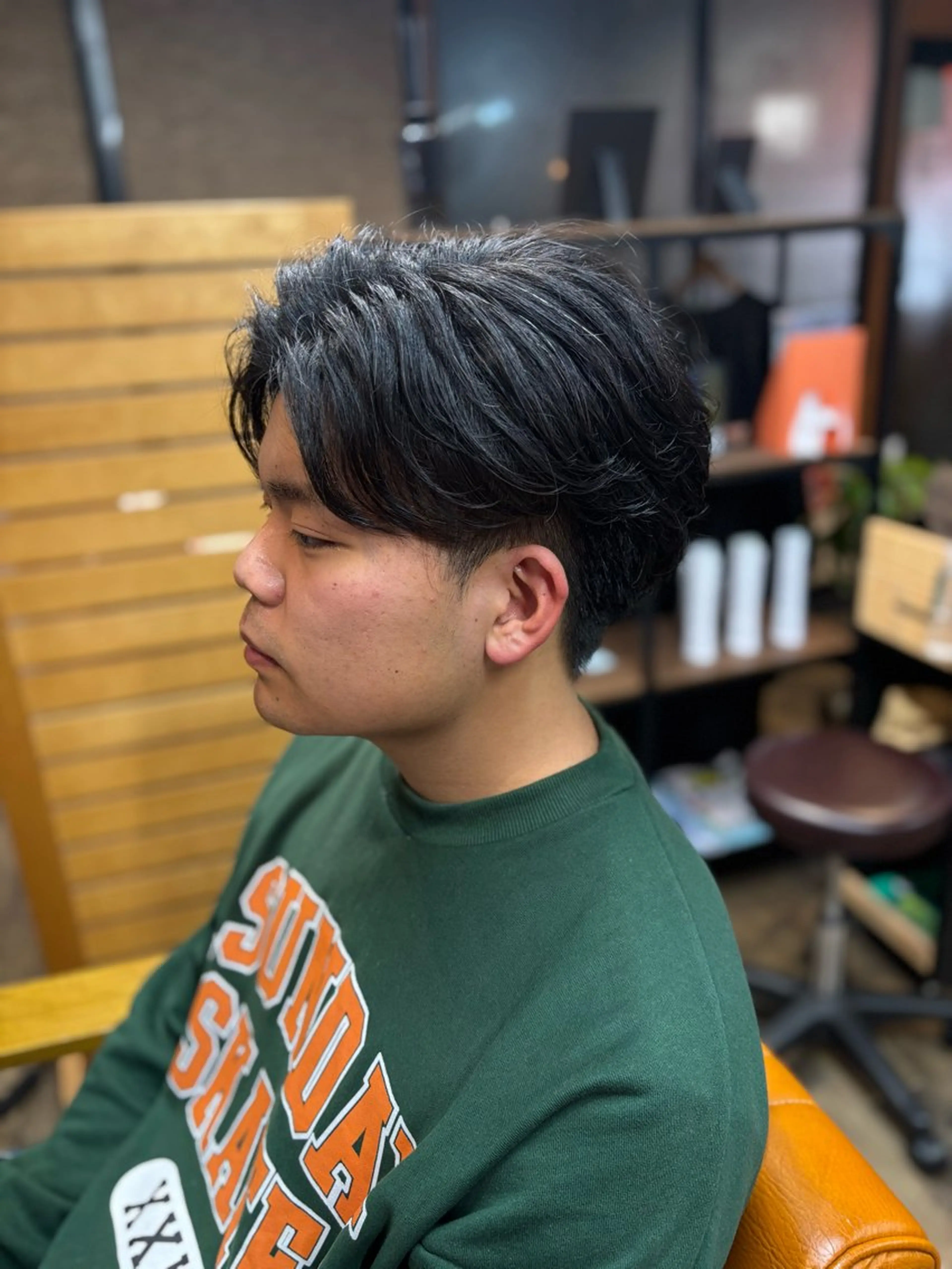 パーマ メンズ カット パーマ 後藤 慶斗のヘアスタイル