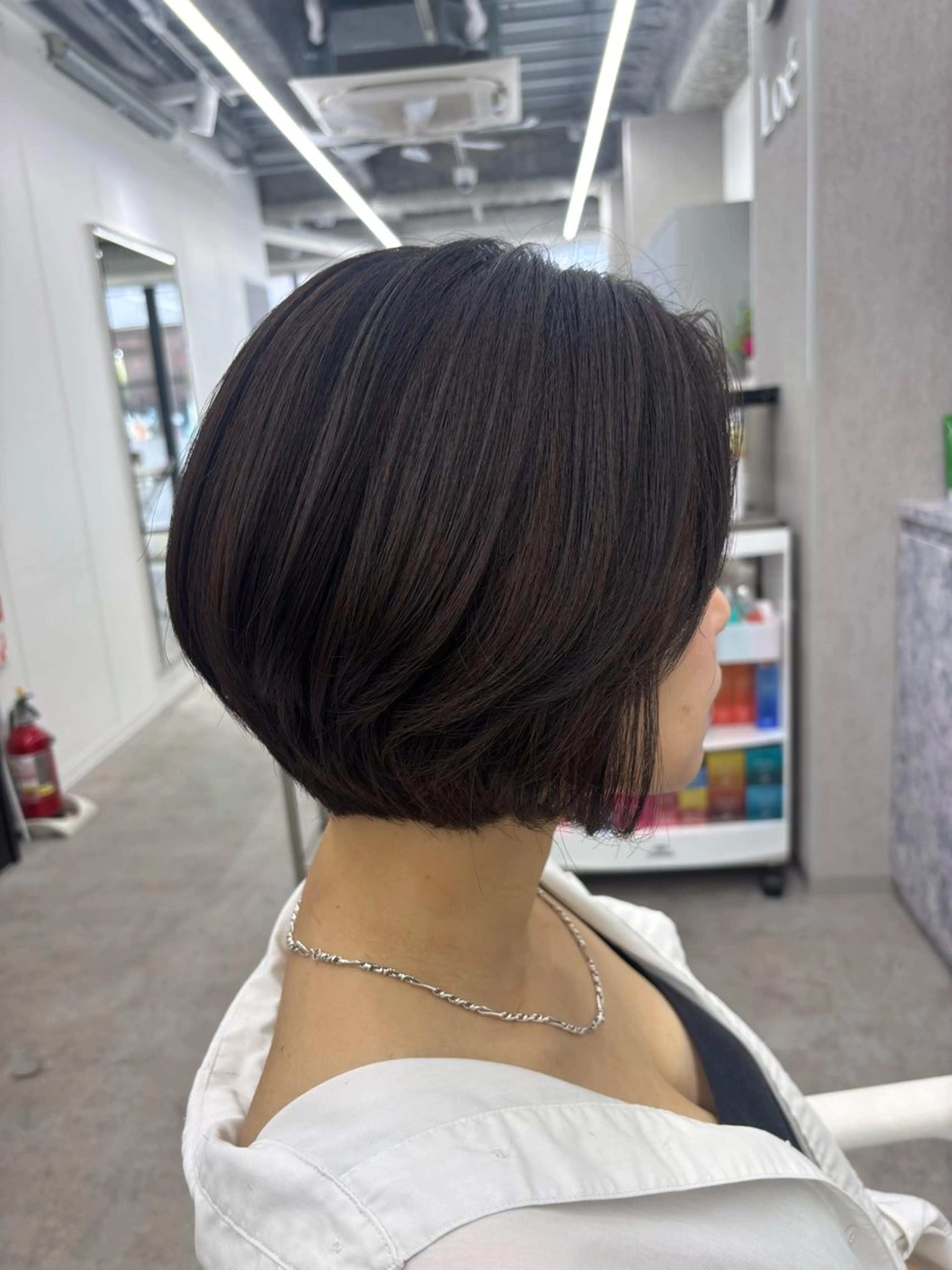 ショート ショートボブ ボブ ショートヘア 小顔カット カット 関山浩平ショート /ボブ/ヘアセットのヘアスタイル