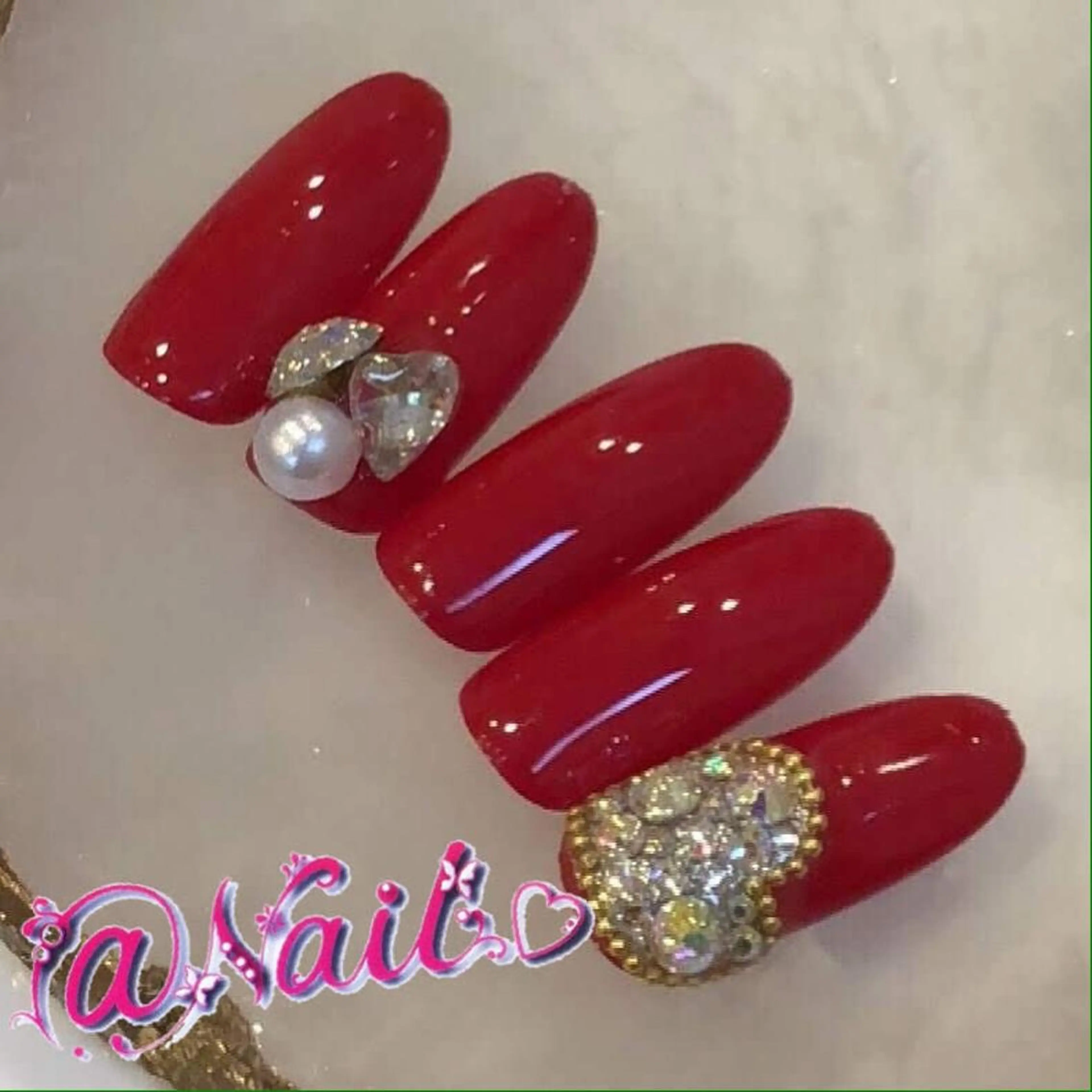 ネイル ネイルチップ 小尾 栞のネイルデザイン