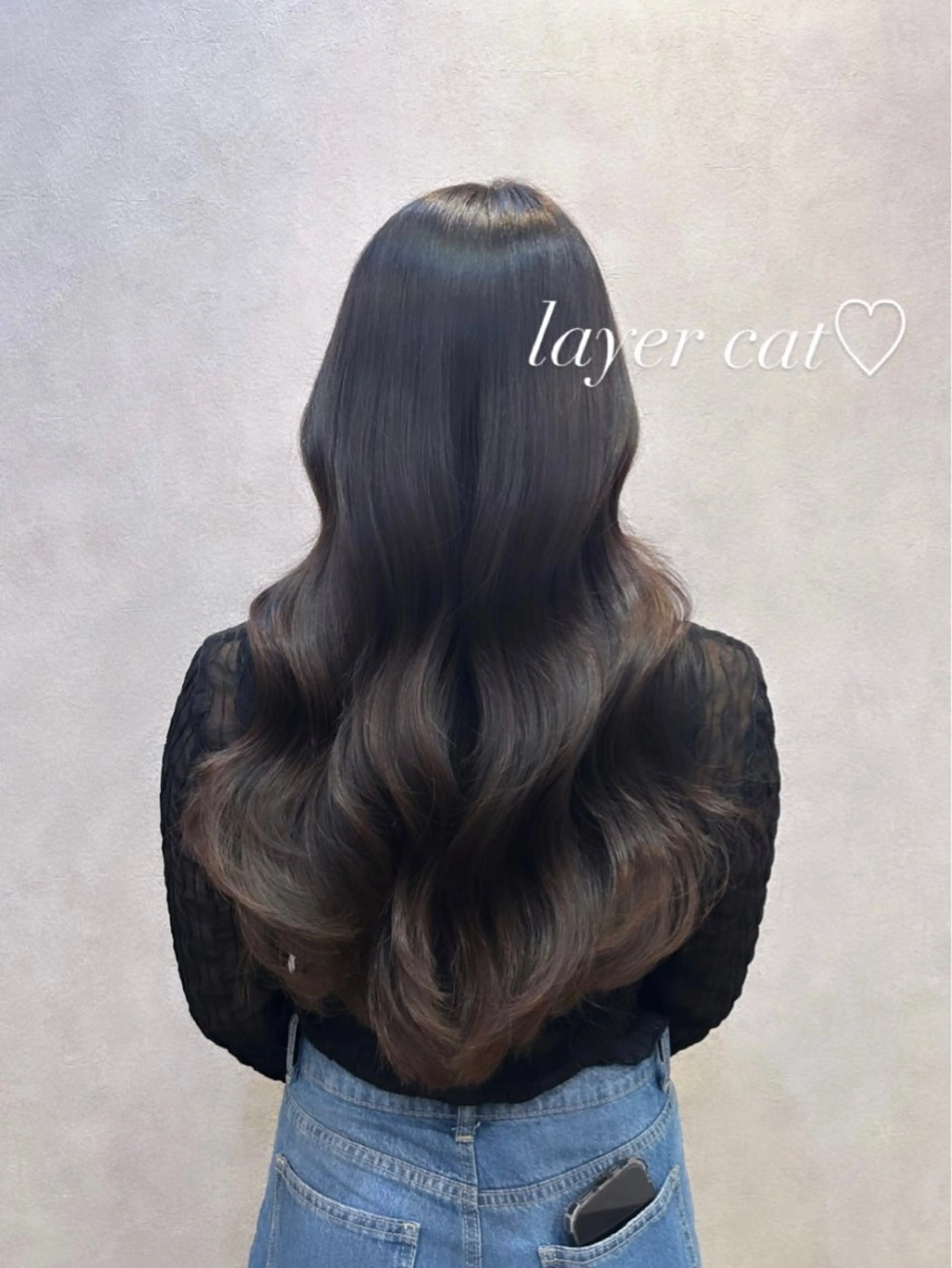 ロング カラー ヘアアレンジ 透明感カラー グレージュ 韓国風ヘア レイヤーカット 🩷韓国ヘア/ヨシン モリ🩷Maikaのヘアスタイル