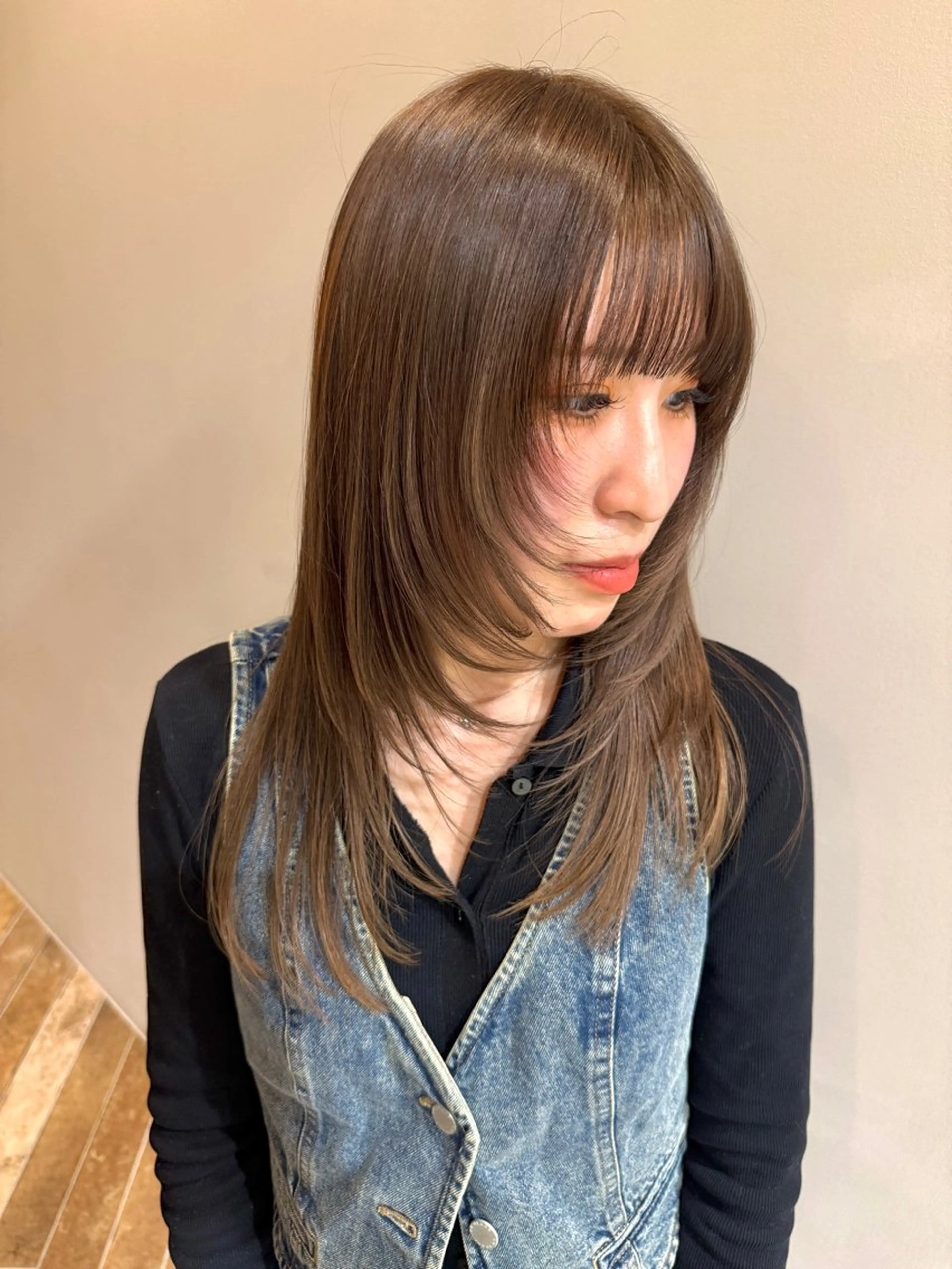 ロング カラー アッシュ アッシュブラウン ブリーチ ブラウンカラー 透明感カラー ヘアカラー 似合わせカラー/ 松岡茉和🐼🌈🌟のヘアスタイル