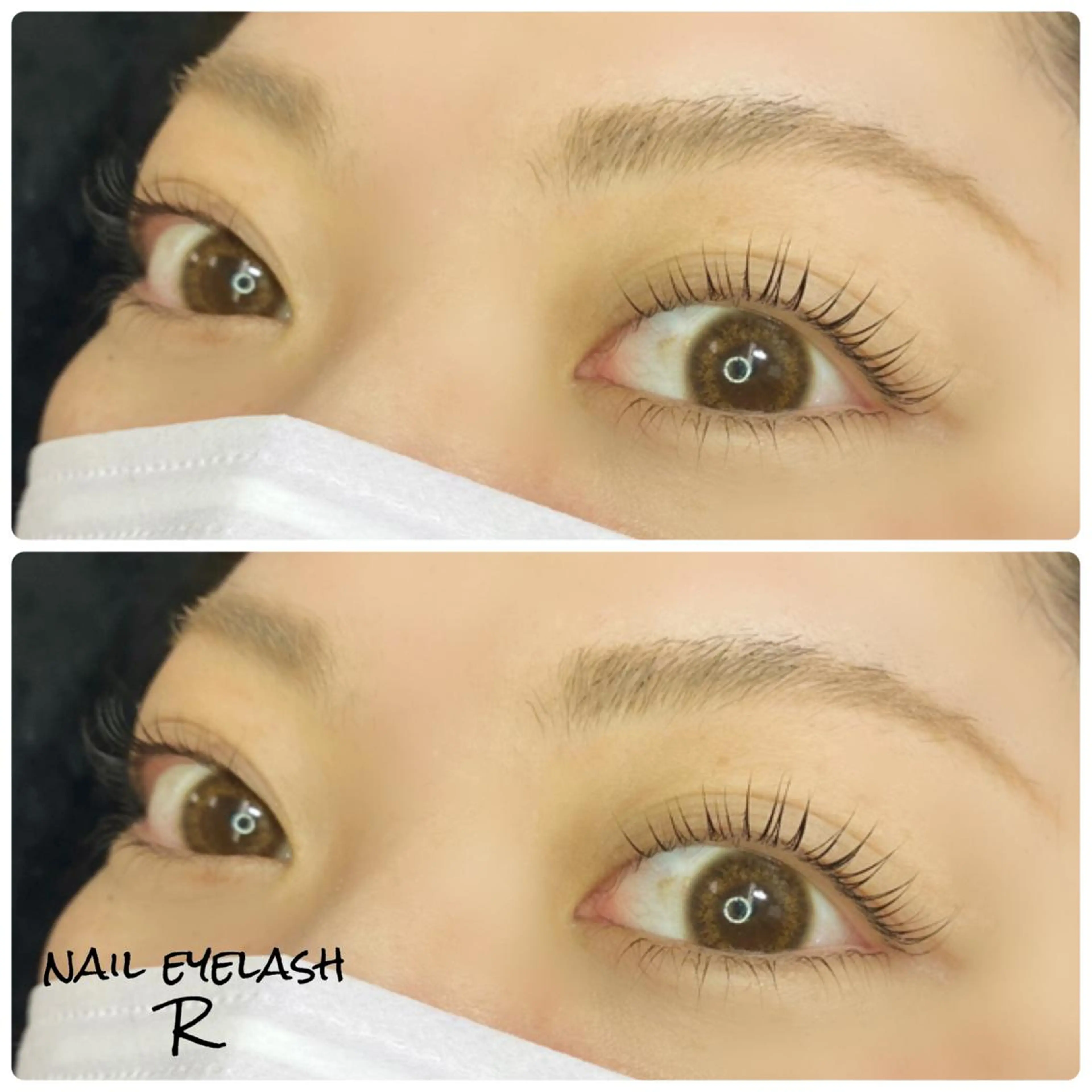 マツエク・マツパ ナチュラル 下まつげエクステ マツパ eyelash R𓇼eri🐈️の眉毛・アイブロウイメージ