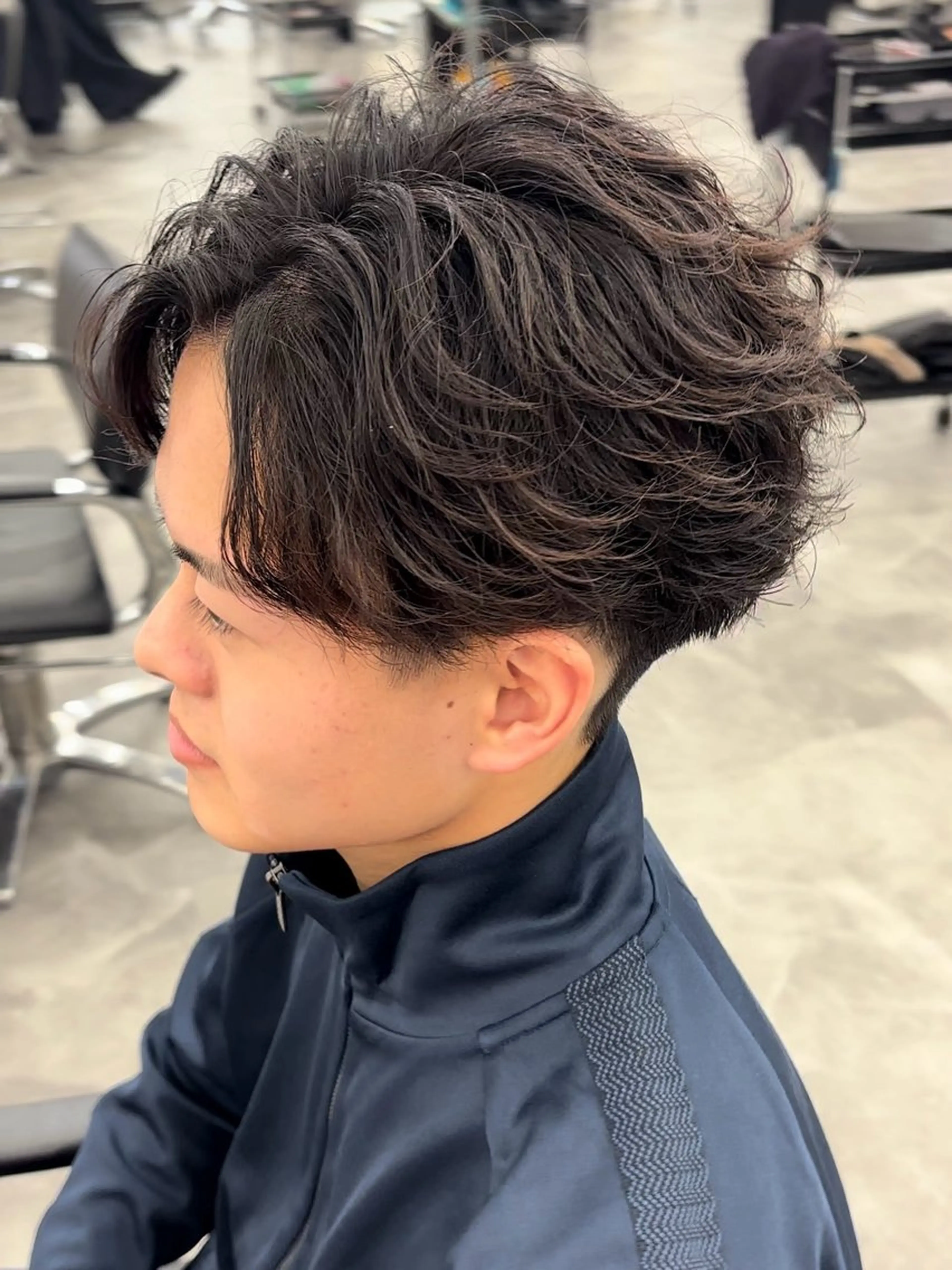 【✨メンズカット✨】カット＋フェザーパーマ＋Trの写真