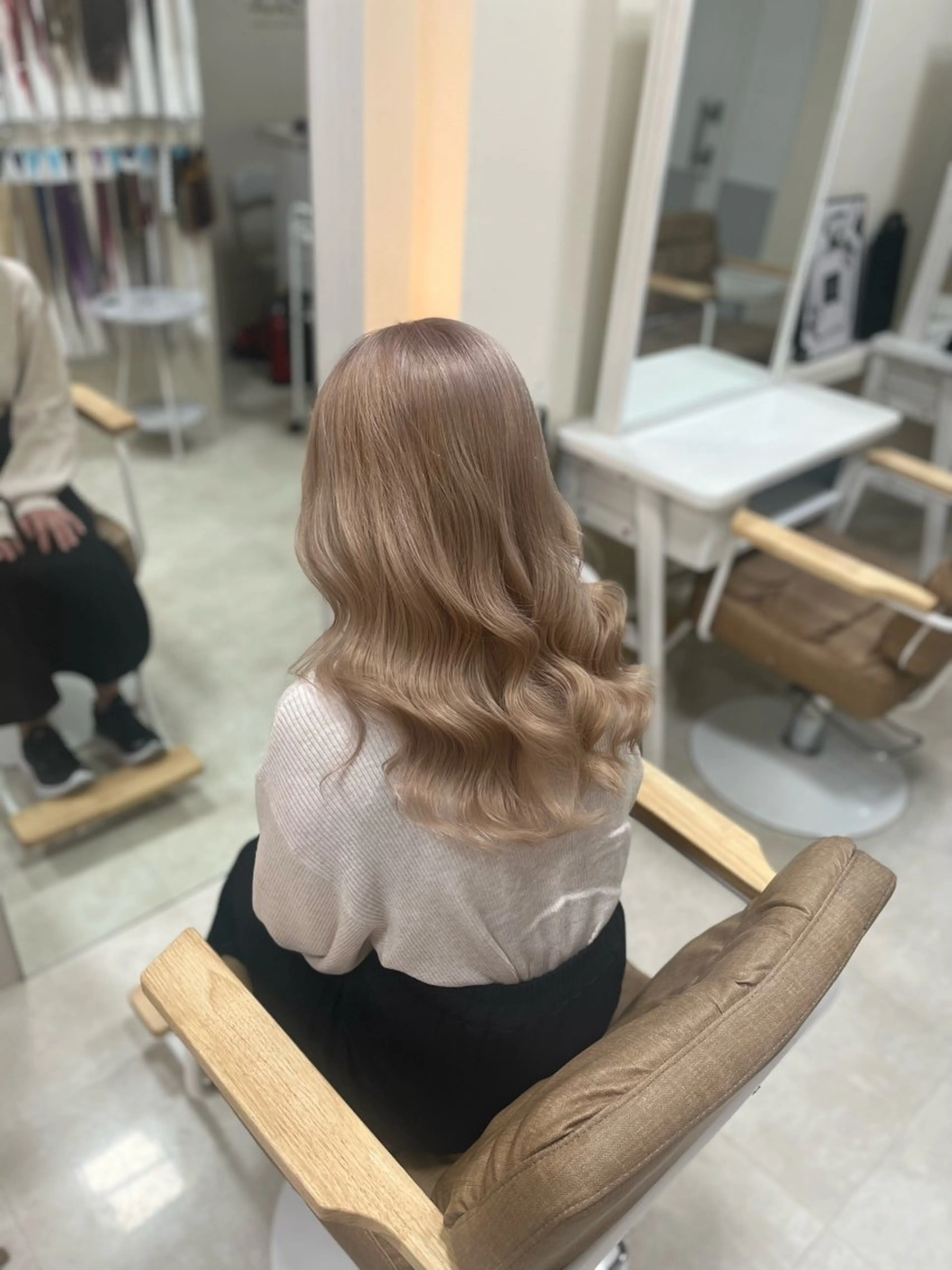 セミロング カラー メンズ ヘアカラー トリートメント 🧡可愛い色落ち🧡 ハイトーン特化🧡のヘアスタイル