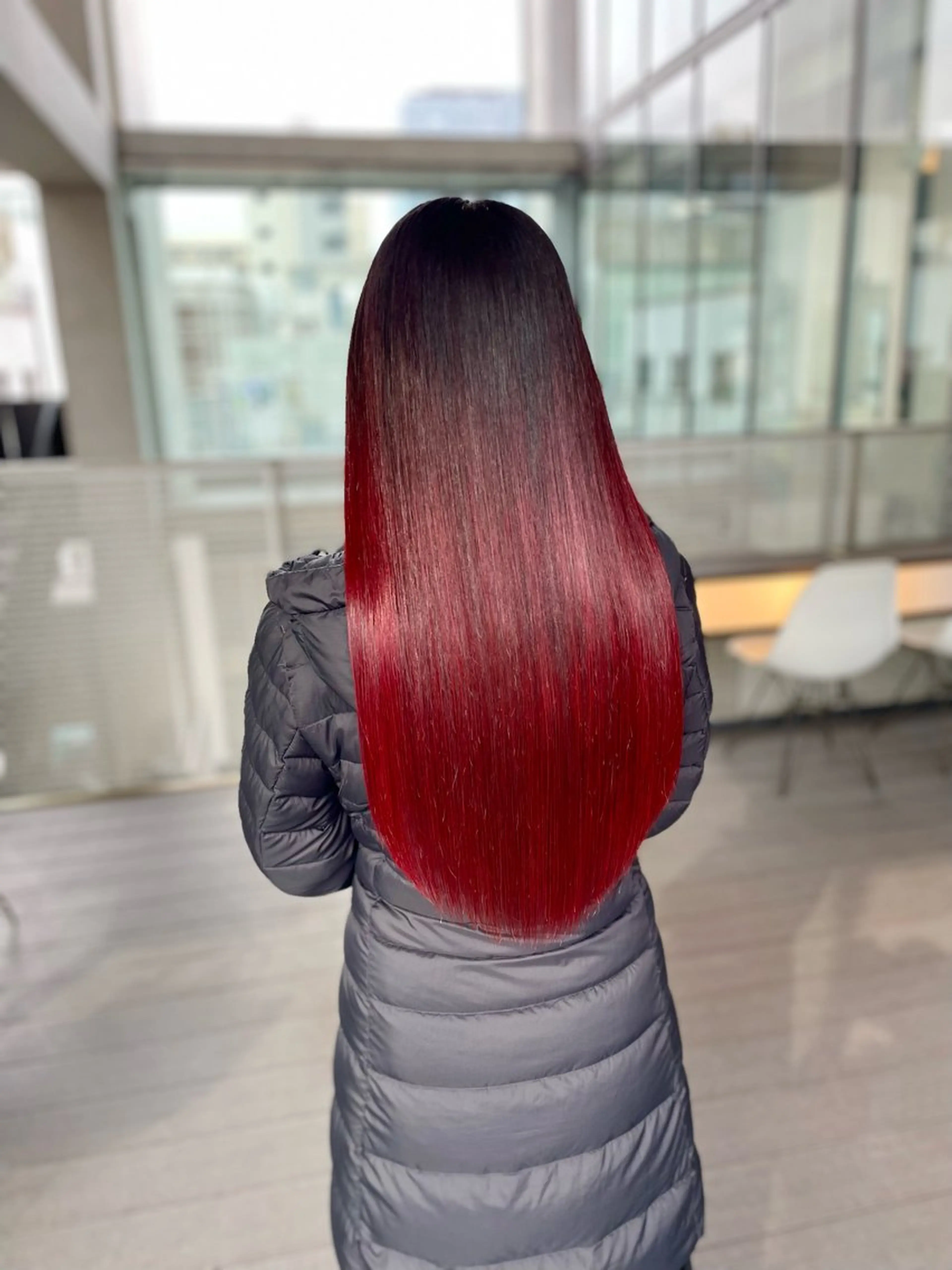 ロング 髪質改善 トリートメント 酸熱トリートメント 今井 勝也のヘアスタイル