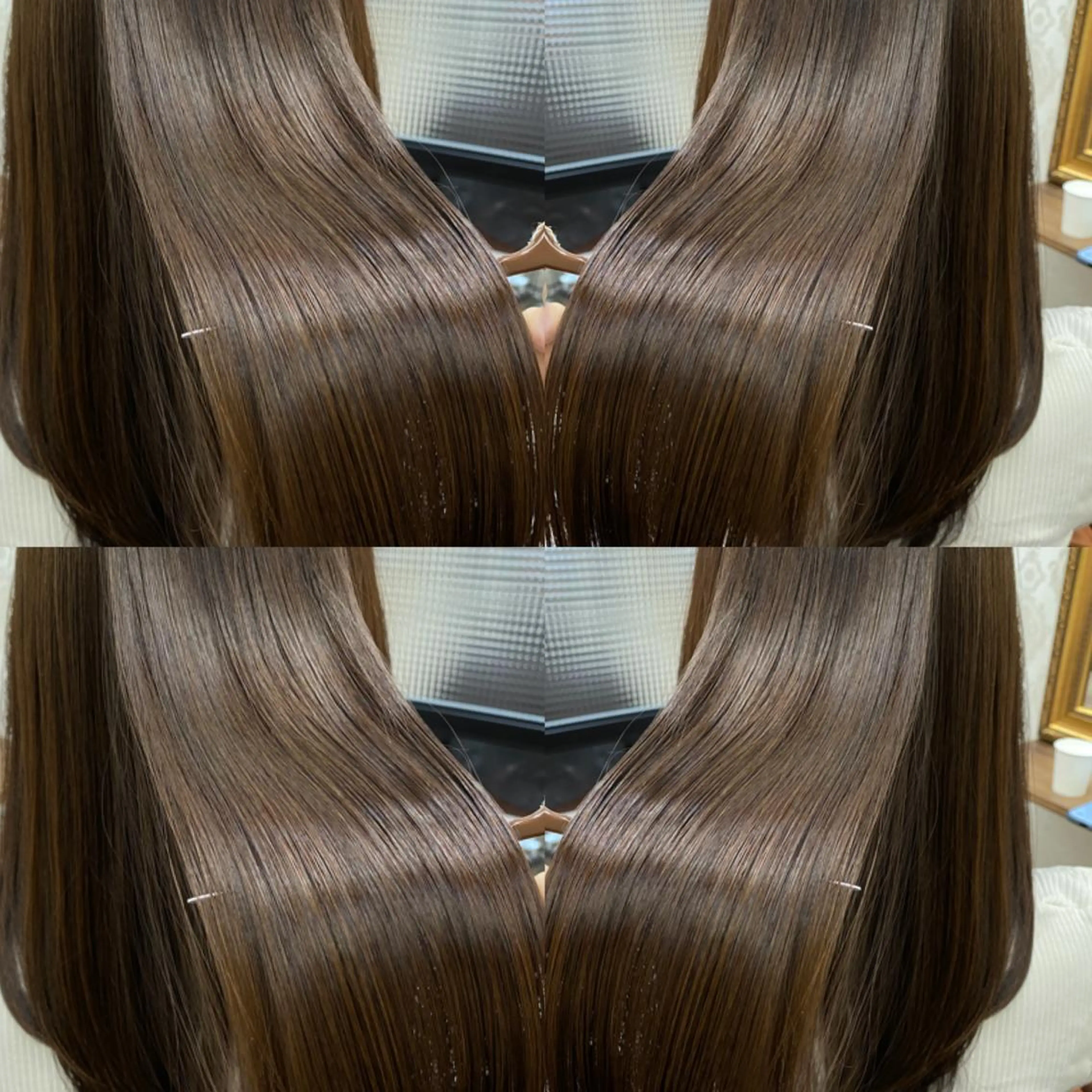 セミロング 髪質改善 トリートメント 酸性ストレート 酸熱トリートメント ココロ☀️ CLUTCH天王寺店のヘアスタイル