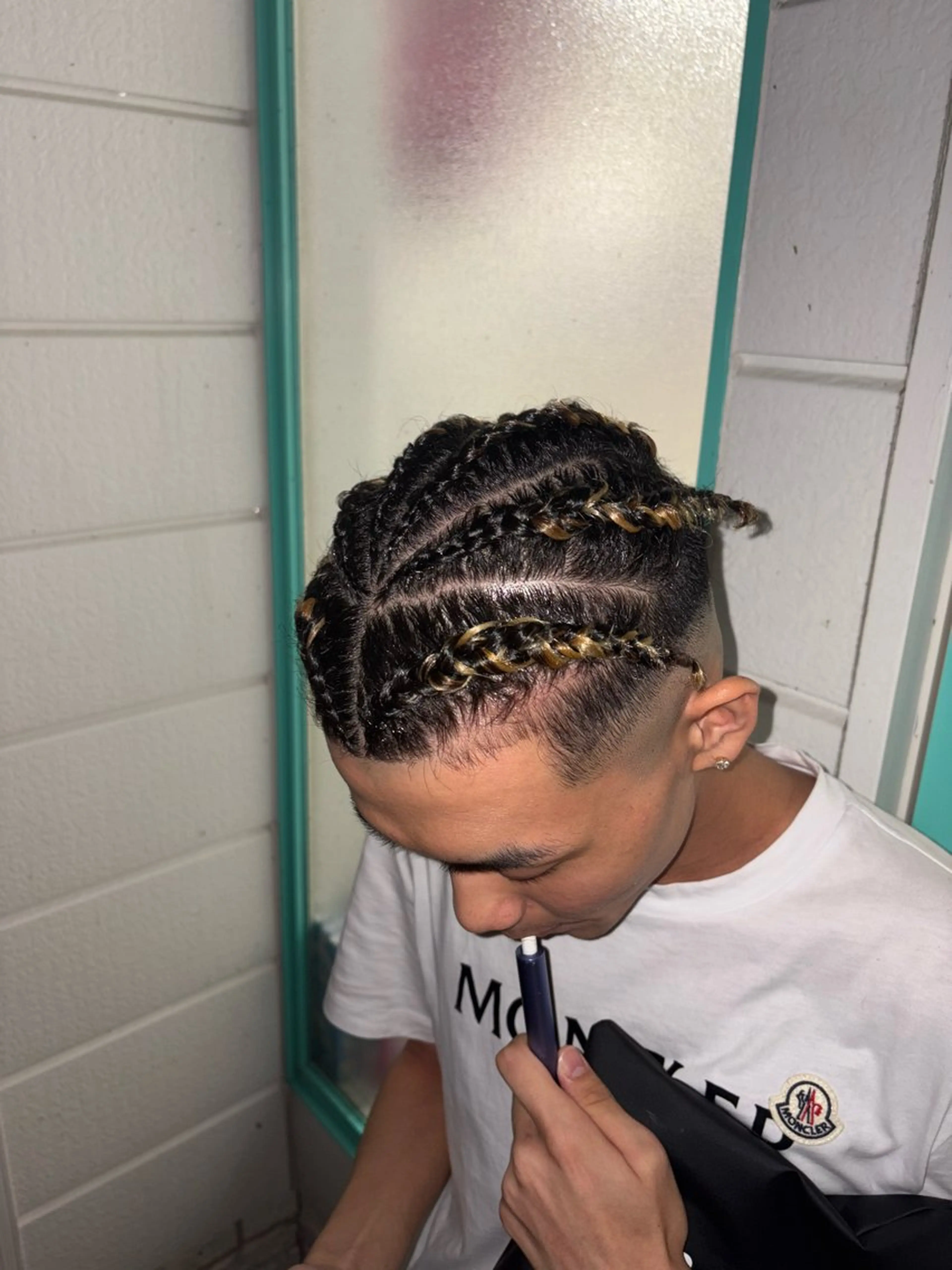 メンズ エクステ ヘアセット 本間 颯太のヘアスタイル