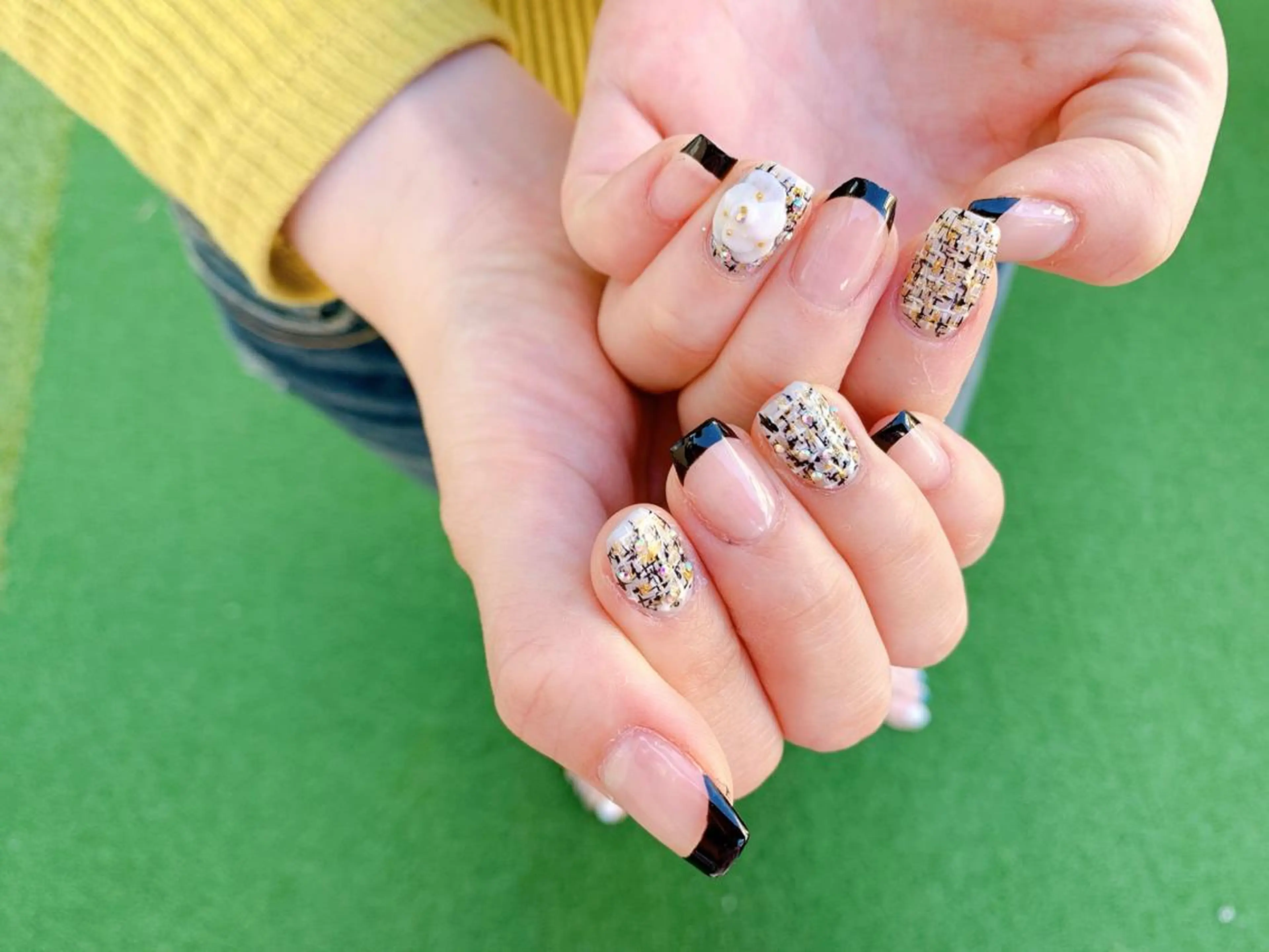 ネイル ツイードネイル 痩身/脱毛/ネイル HARUKAのエステ・リラクイメージ