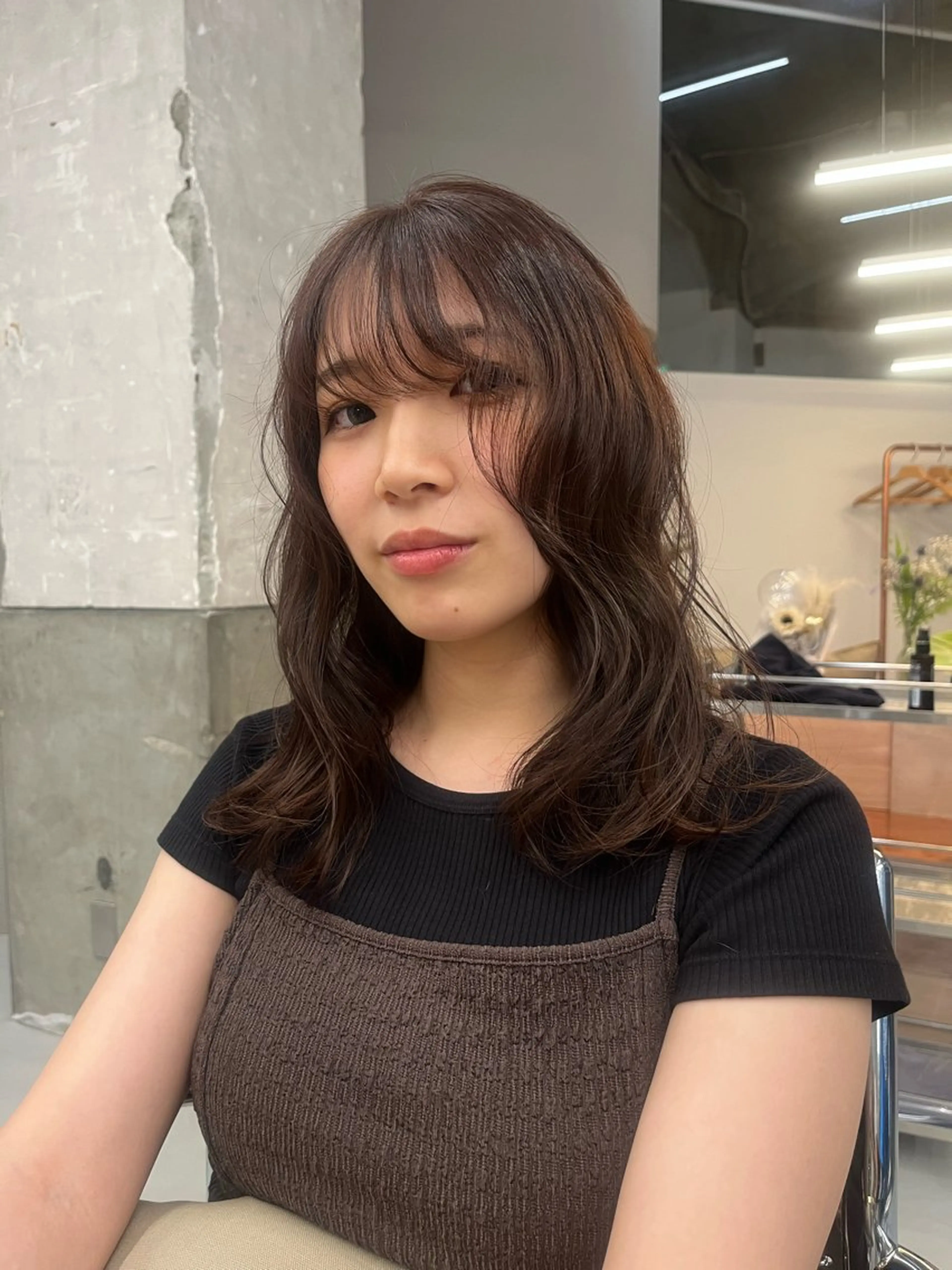 セミロング ハイトーン指名No. 1/レイヤー/みさきのヘアスタイル