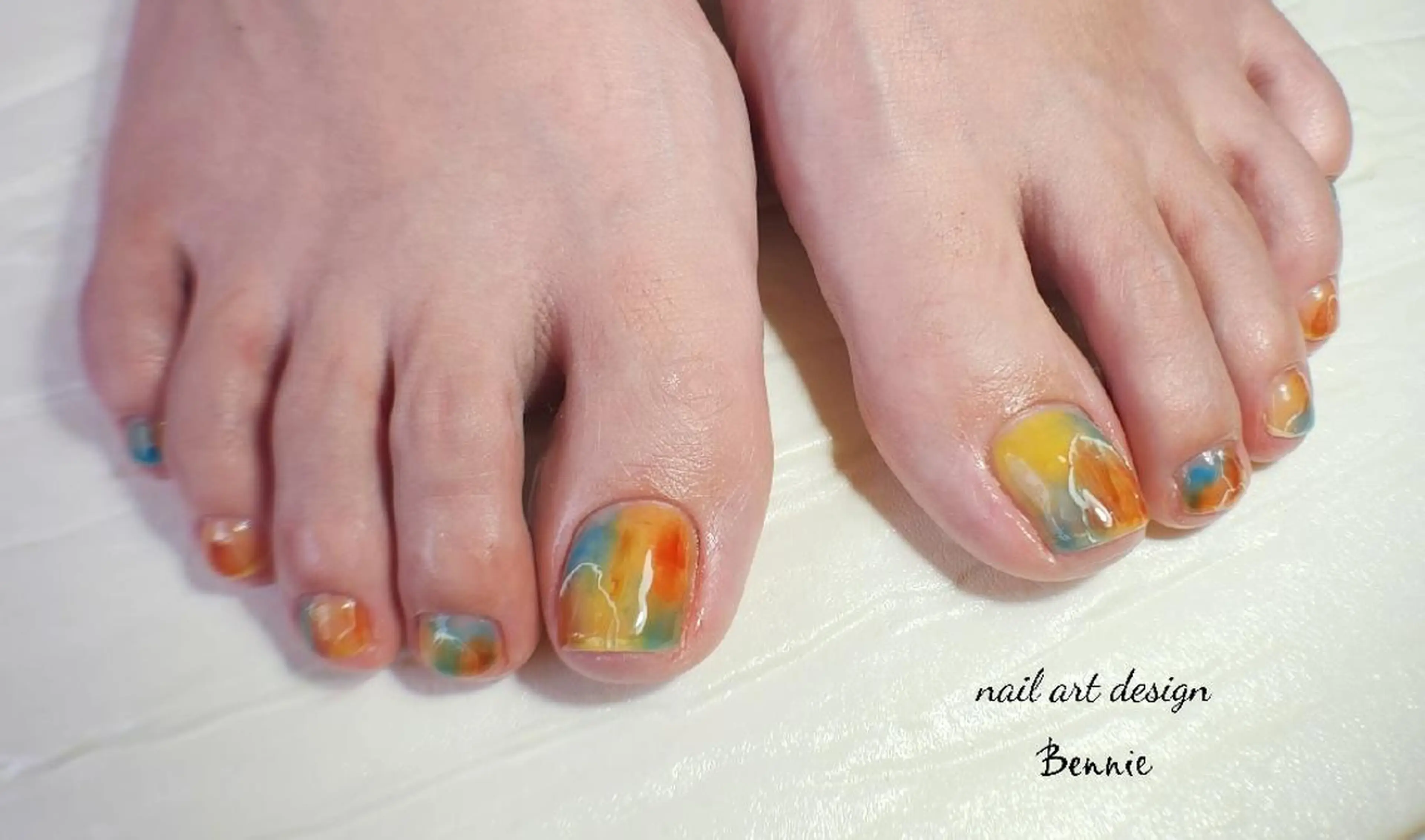 ネイル 持ち込み フットネイル   BENNIEのネイルデザイン