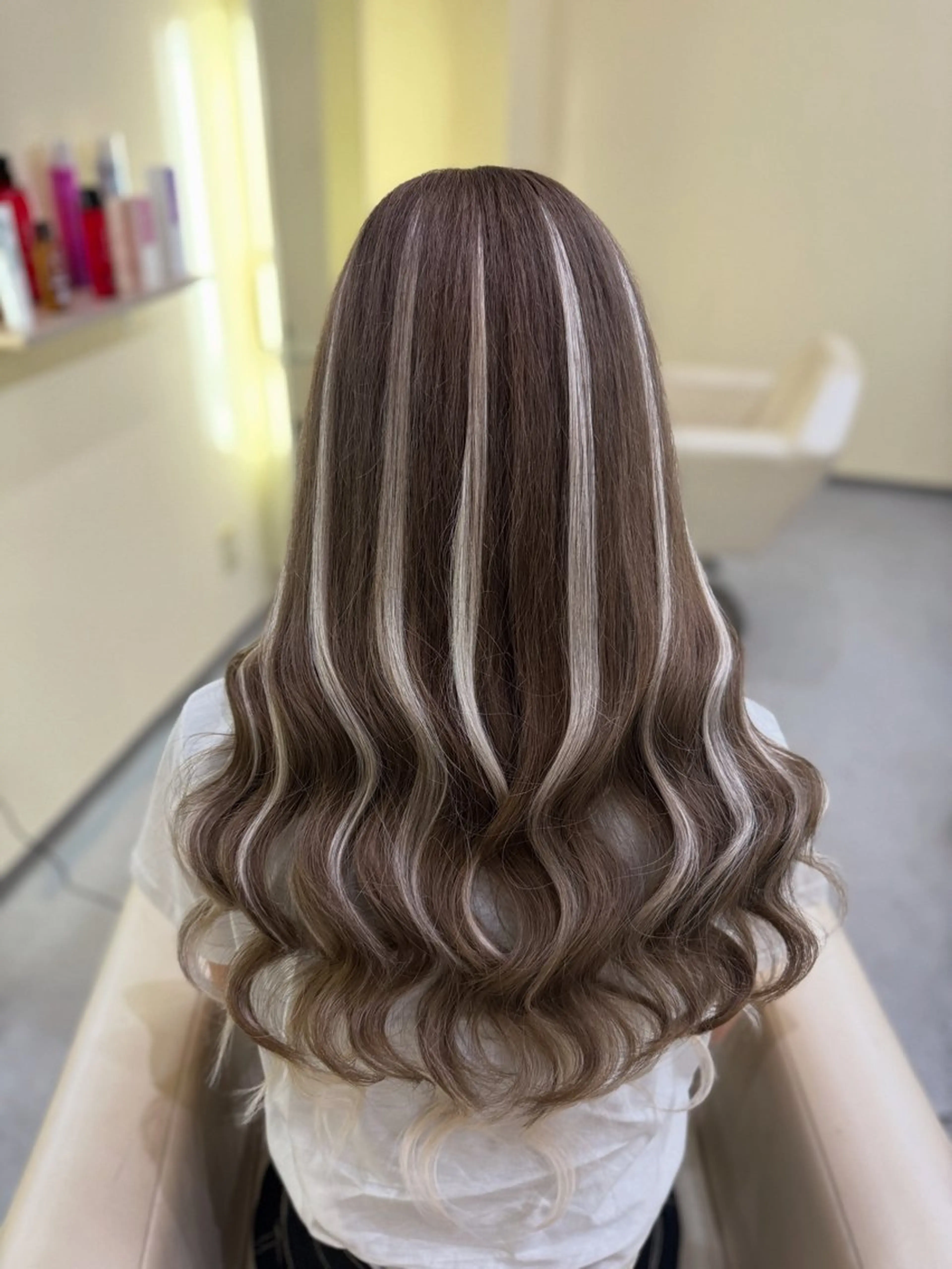 ロング ハイライト エクステ シールエクステAOI 🫧🩵NEOBOXのヘアスタイル