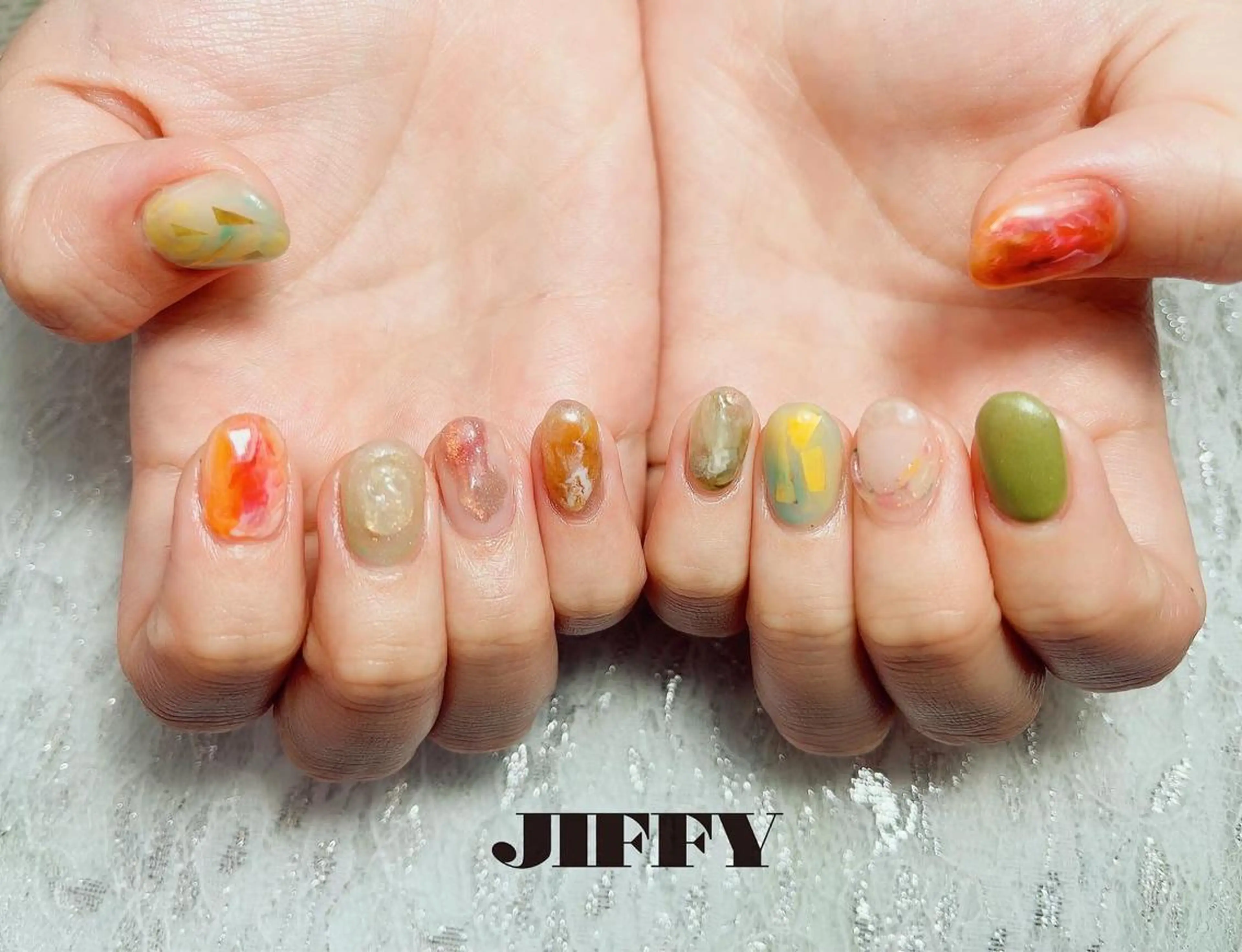 ネイル ニュアンスネイル JIFFY nailstudioのネイルデザイン