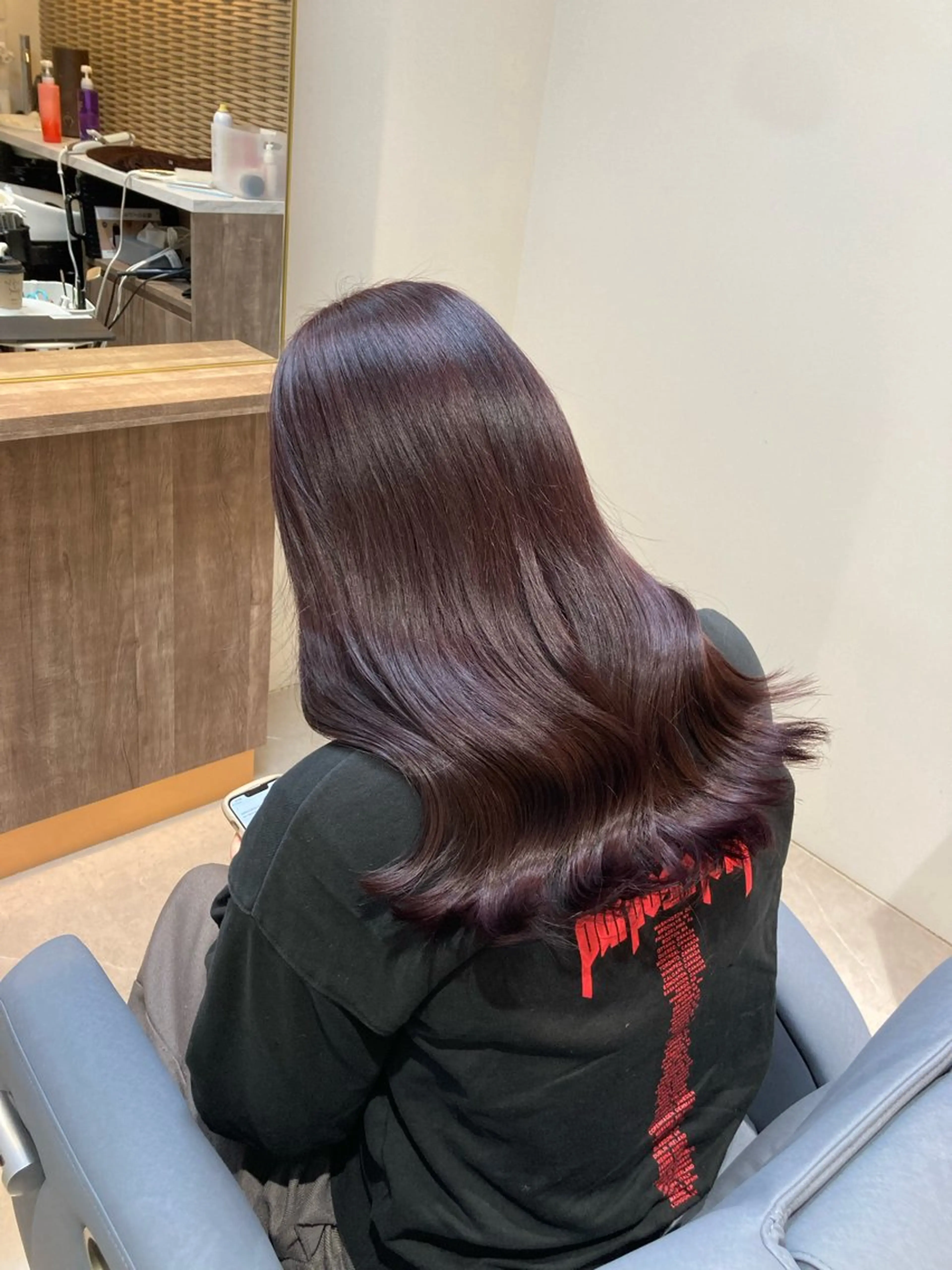 ロング カラー ブリーチ ピンクカラー ヘアカラー ピンクカラー🎀 米津 美佑のヘアスタイル