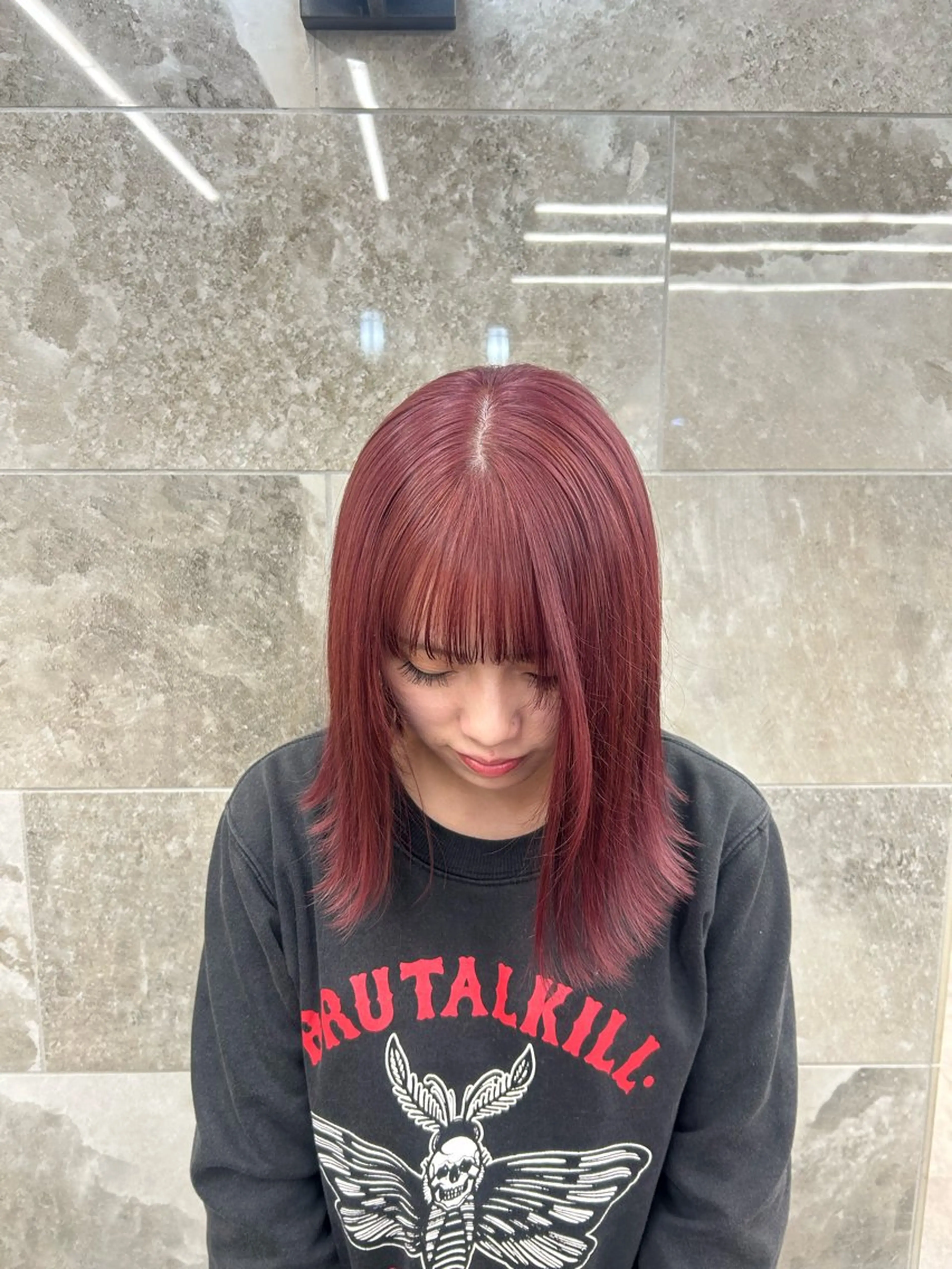 カラー ブリーチ ダブルカラー ☆似合わせカット Ｎｏ．1/さち☆のヘアスタイル