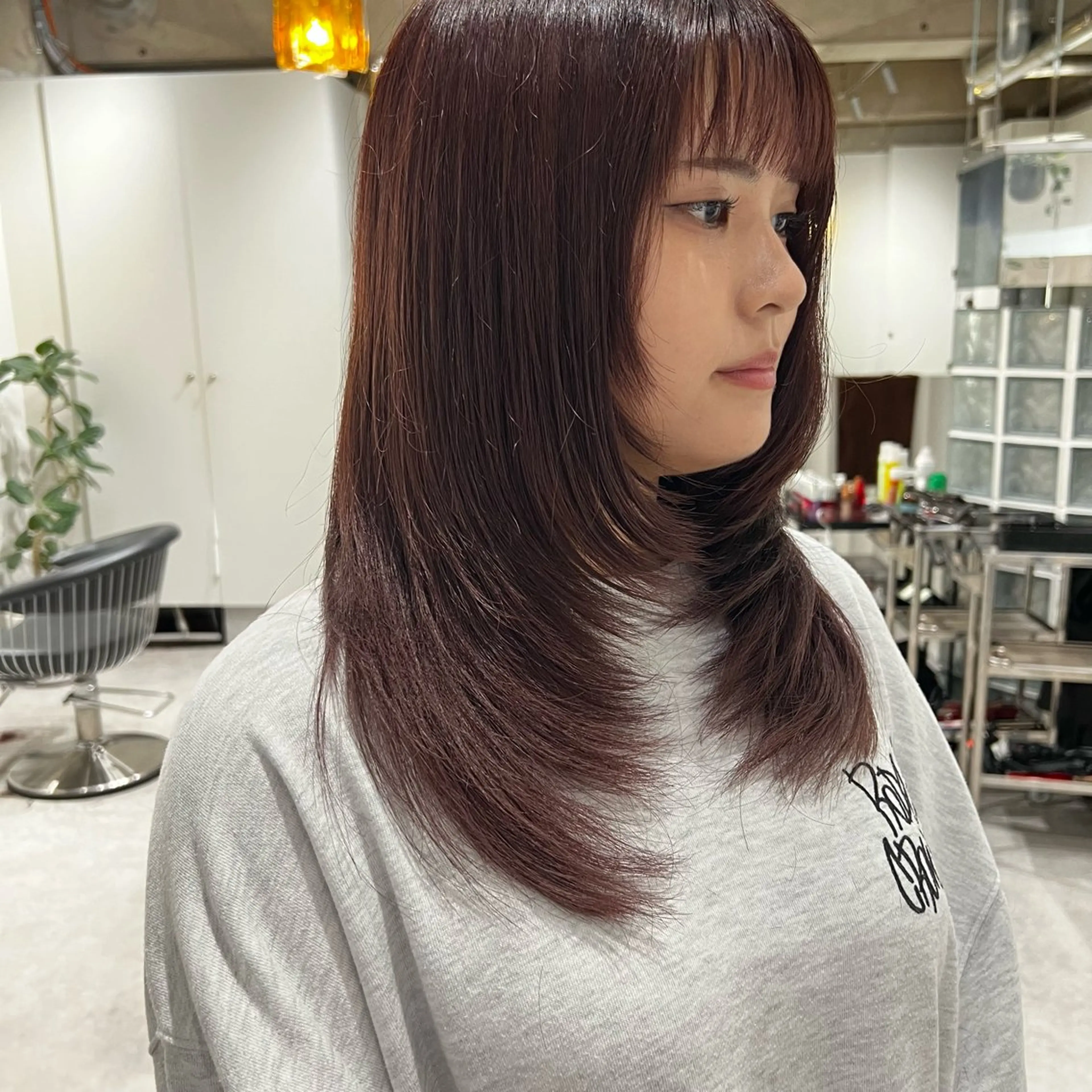 ロング カラー カット ヘアカラー 山本 麗のヘアスタイル