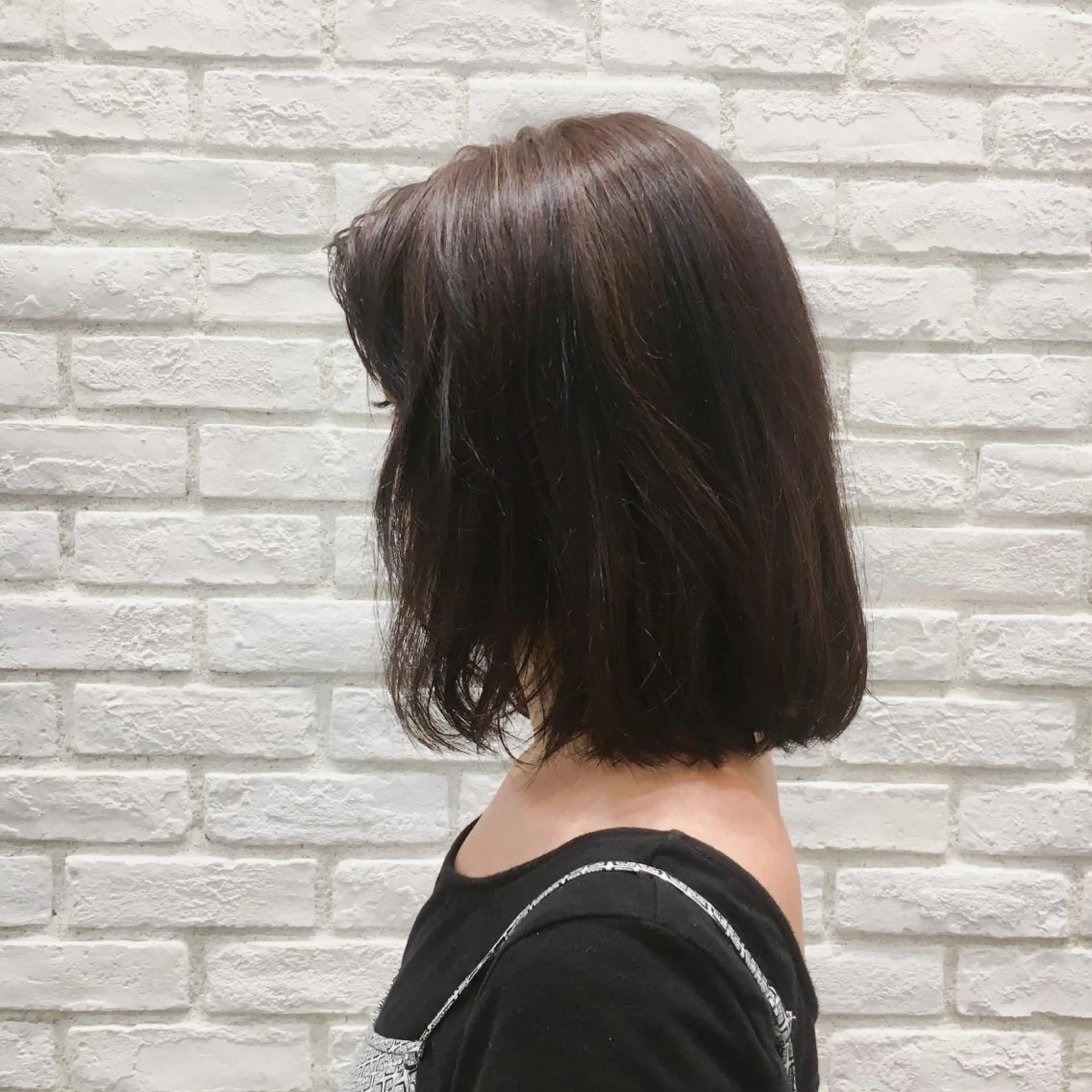 セミロング カラー ヘアアレンジ ミドウチ アヤカのヘアスタイル