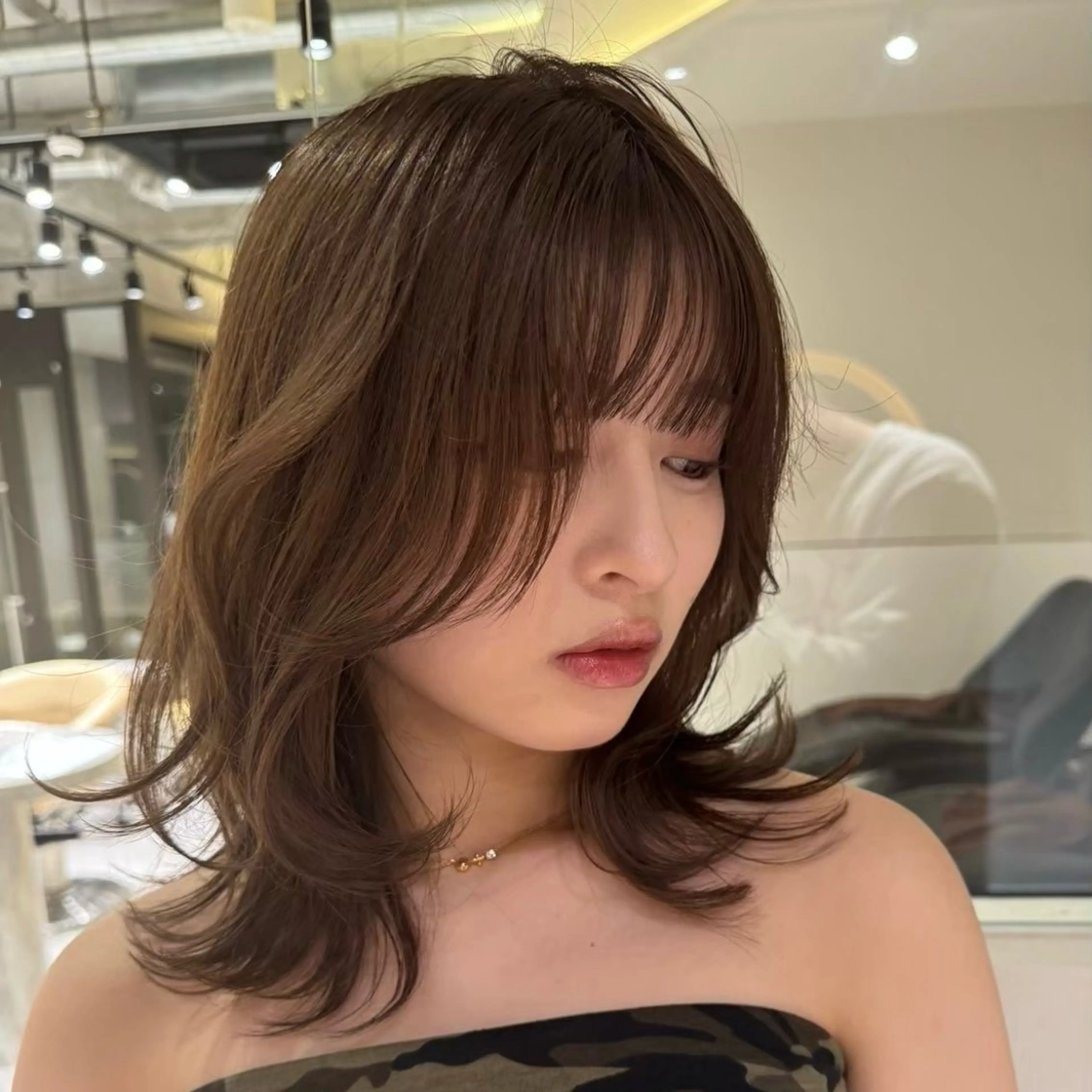 ミディアム カラー 韓国風ヘア トリートメント cocoro / 韓国・網紅ヘア︎໒꒱のヘアスタイル