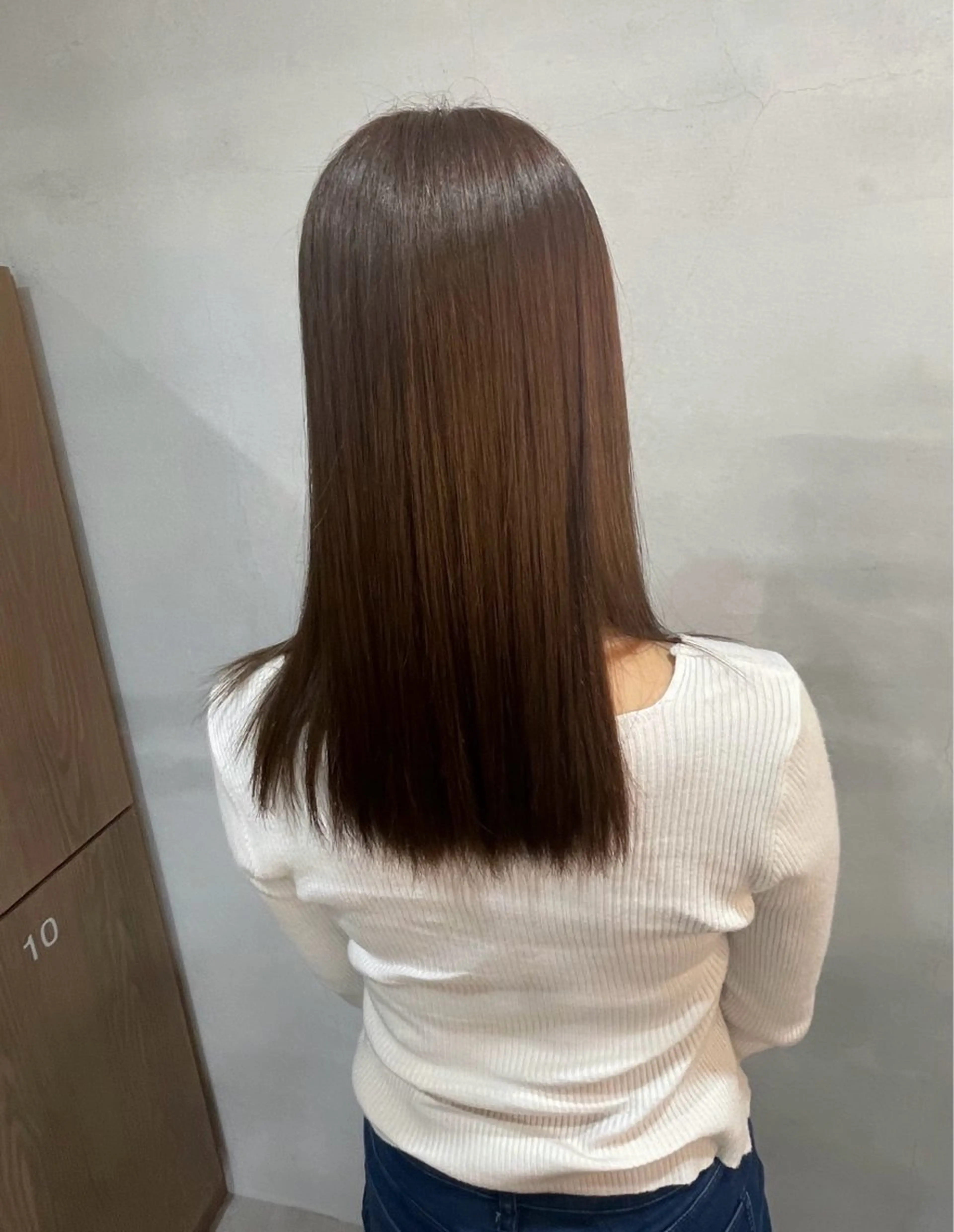 「ワンカラー/プレミアムカラー」+「ナノバブルケア」+「前処理トリートメント」+「リフトアップシャンプー」の写真